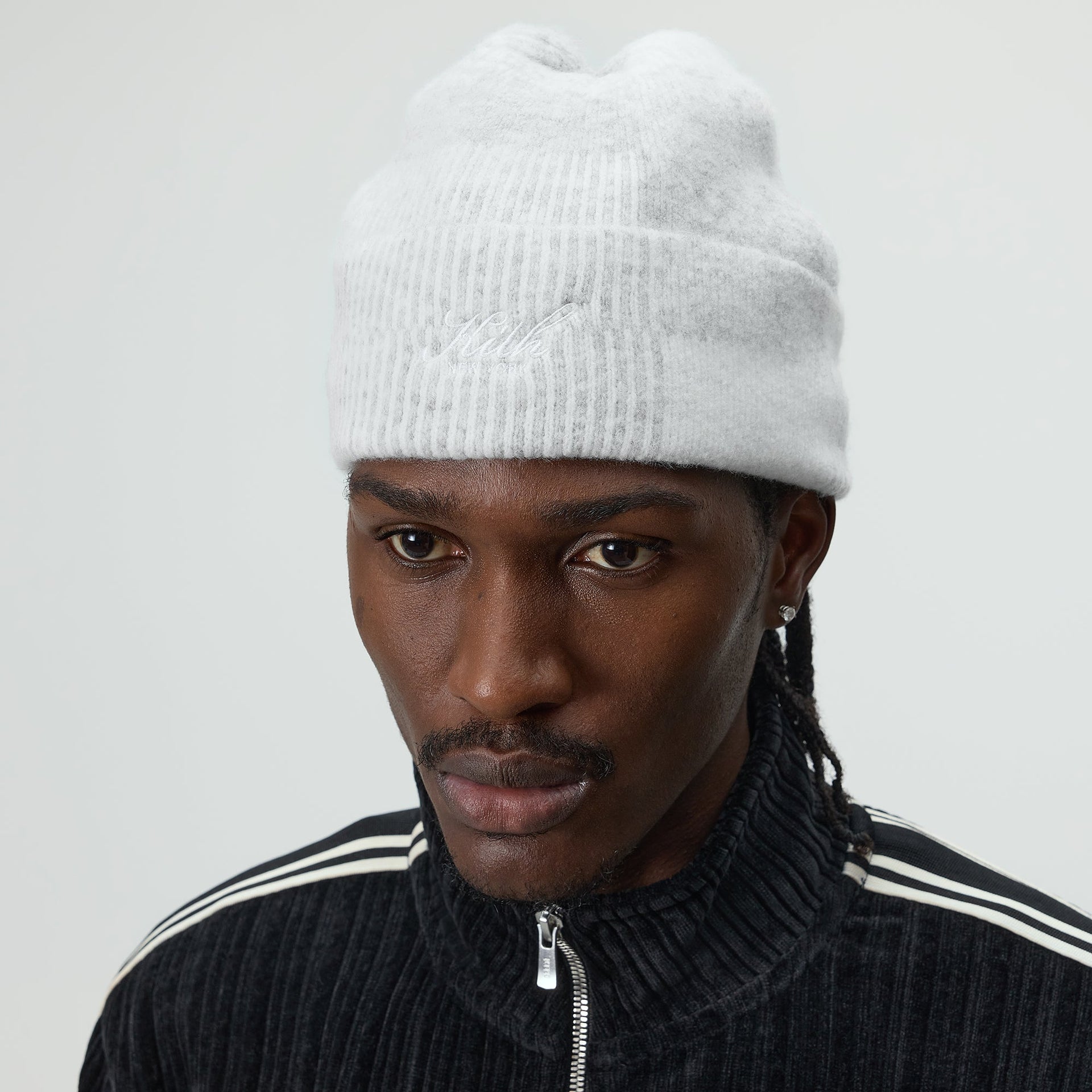 Kith Lewis Check Mia Beanie - Sandrift