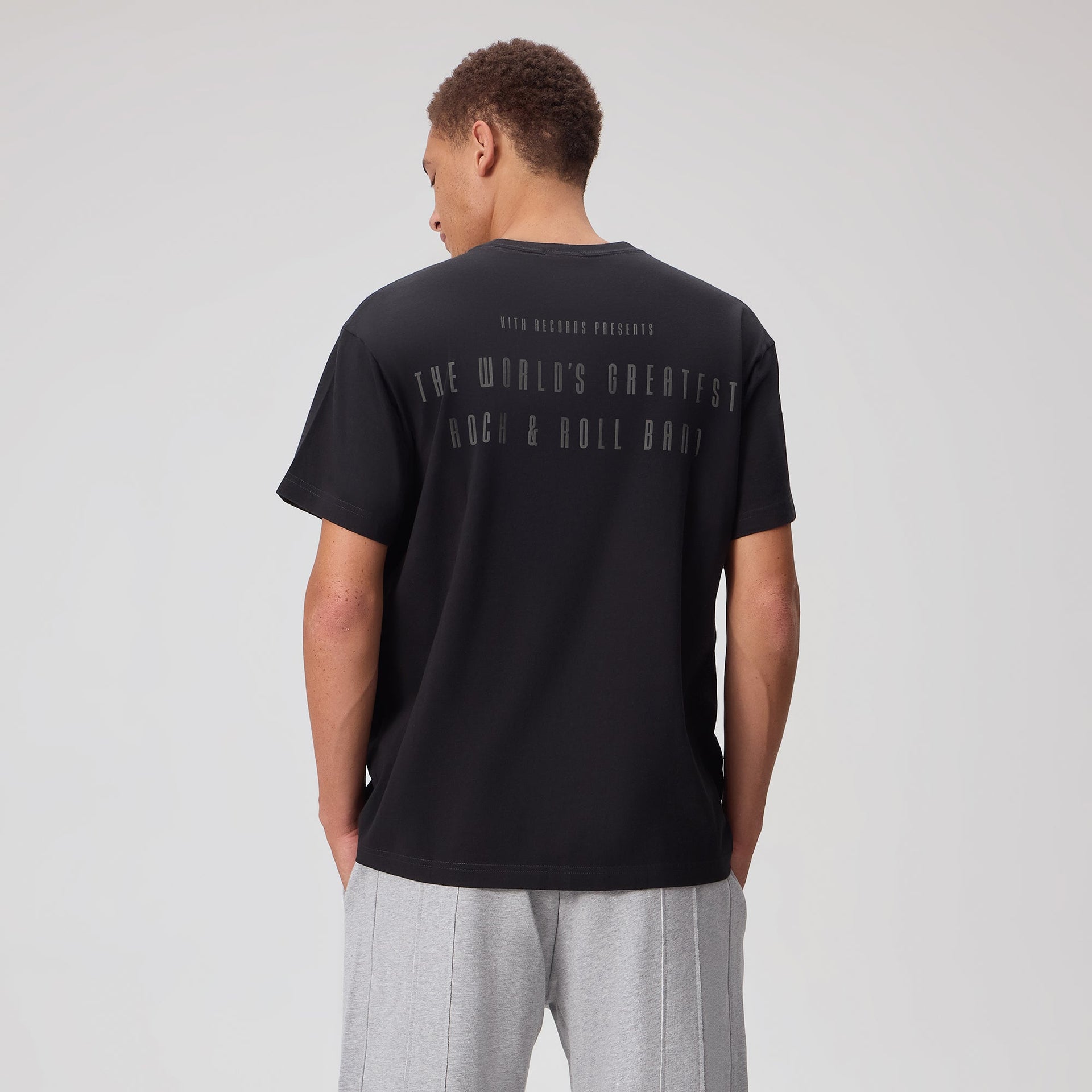 Kith for The Rolling Stones Monogram Tongue Tee - Black