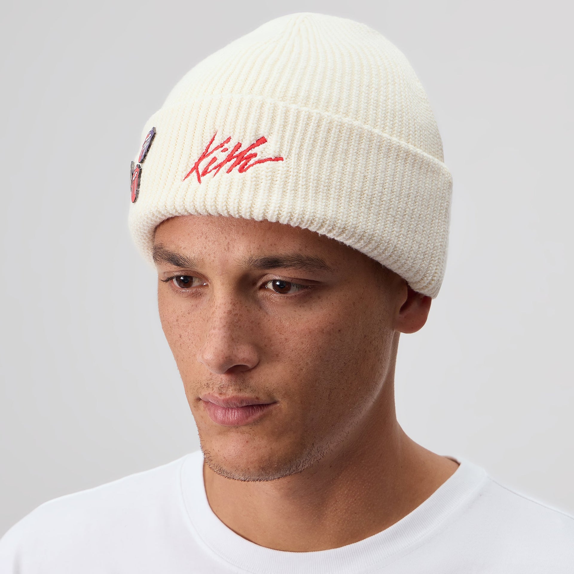 Kith for The Rolling Stones Mia Beanie - Sandrift