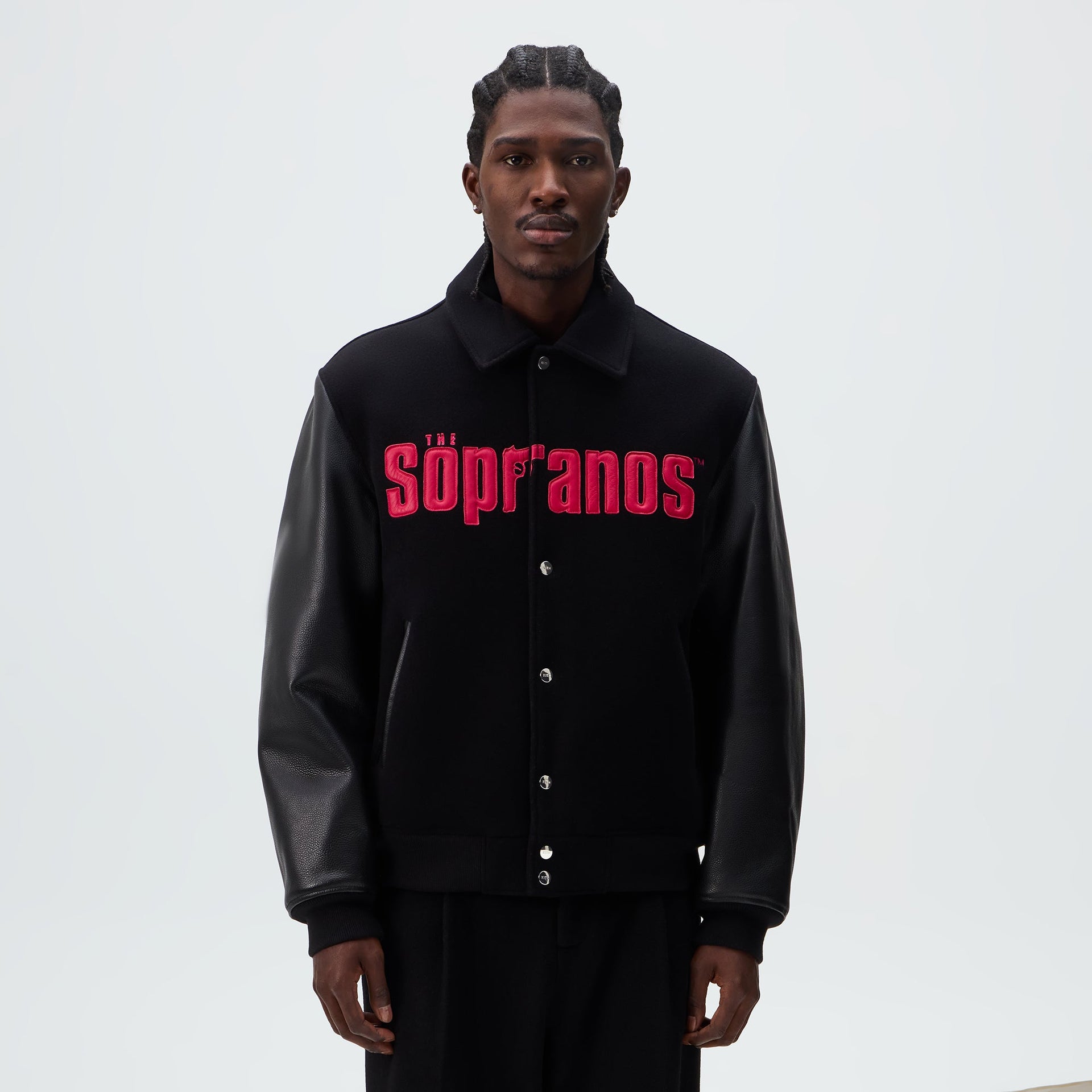 Kith for The Sopranos Varsity Jacket - Black