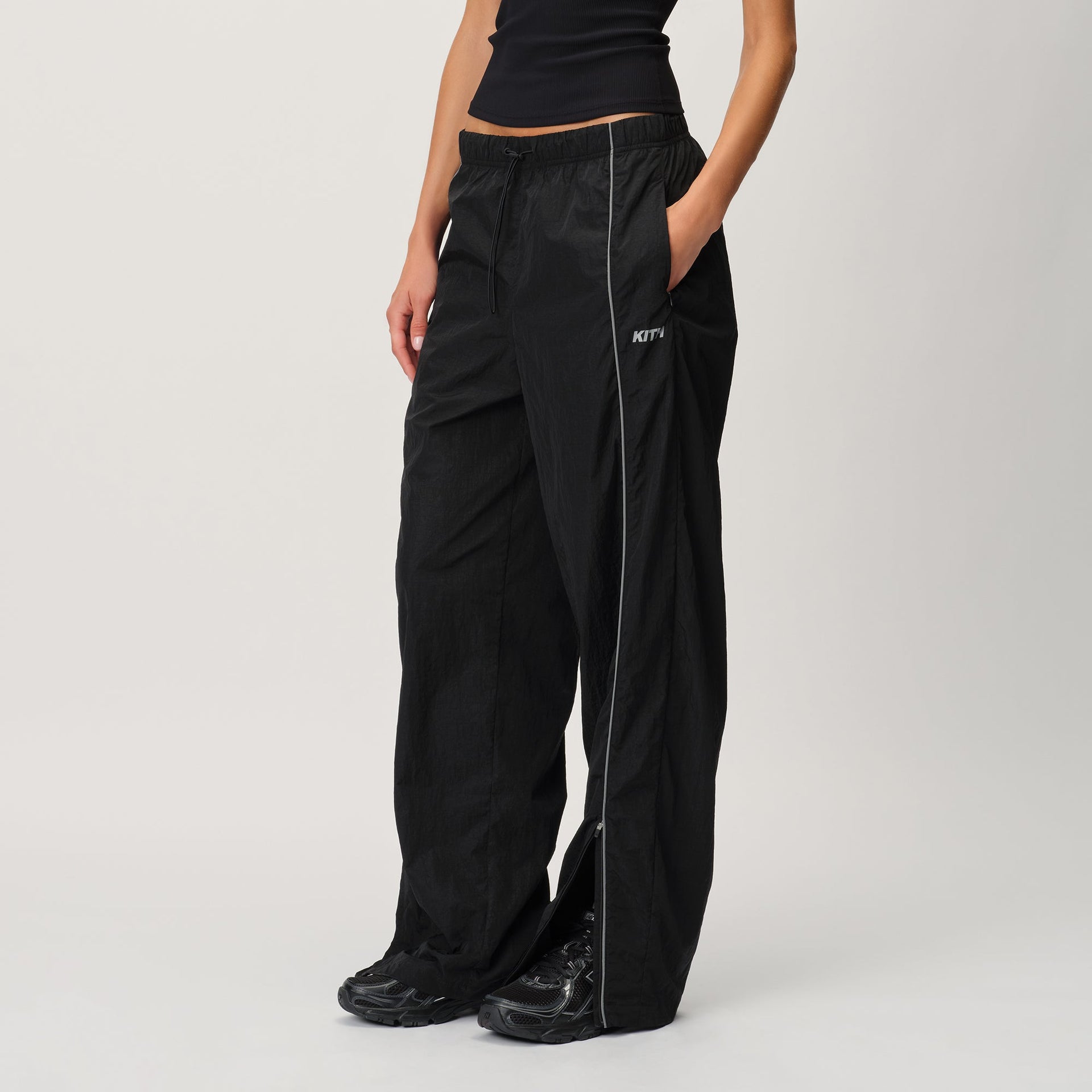 Kith Women Lowen Nylon Track Pant - Black