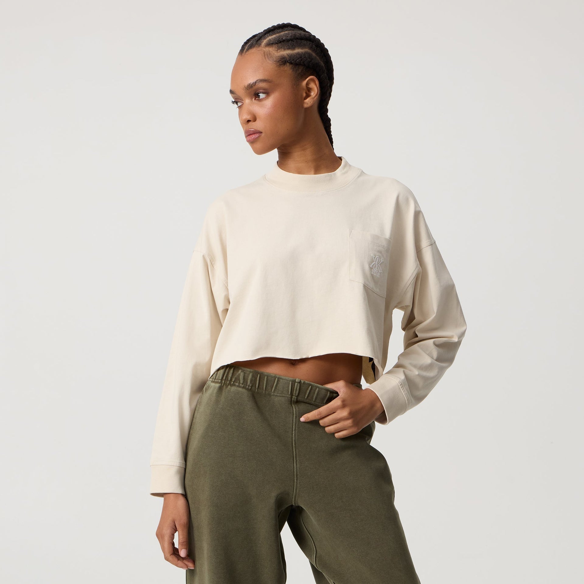 Kith Women Jasper Long Sleeve - Grain