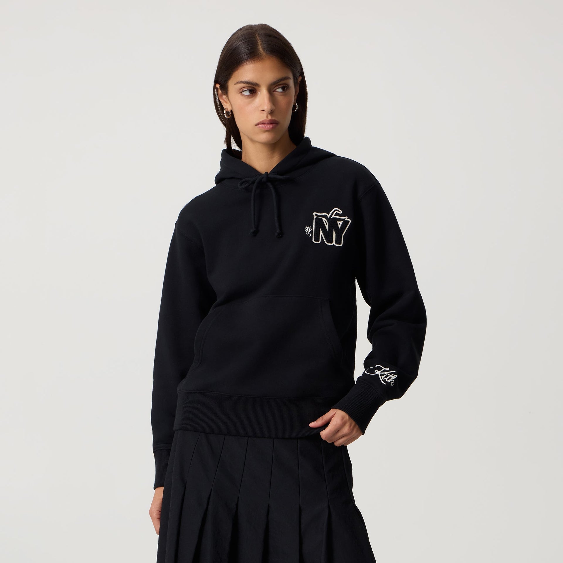 Kith Women Jane II NY Apple Hoodie - Black