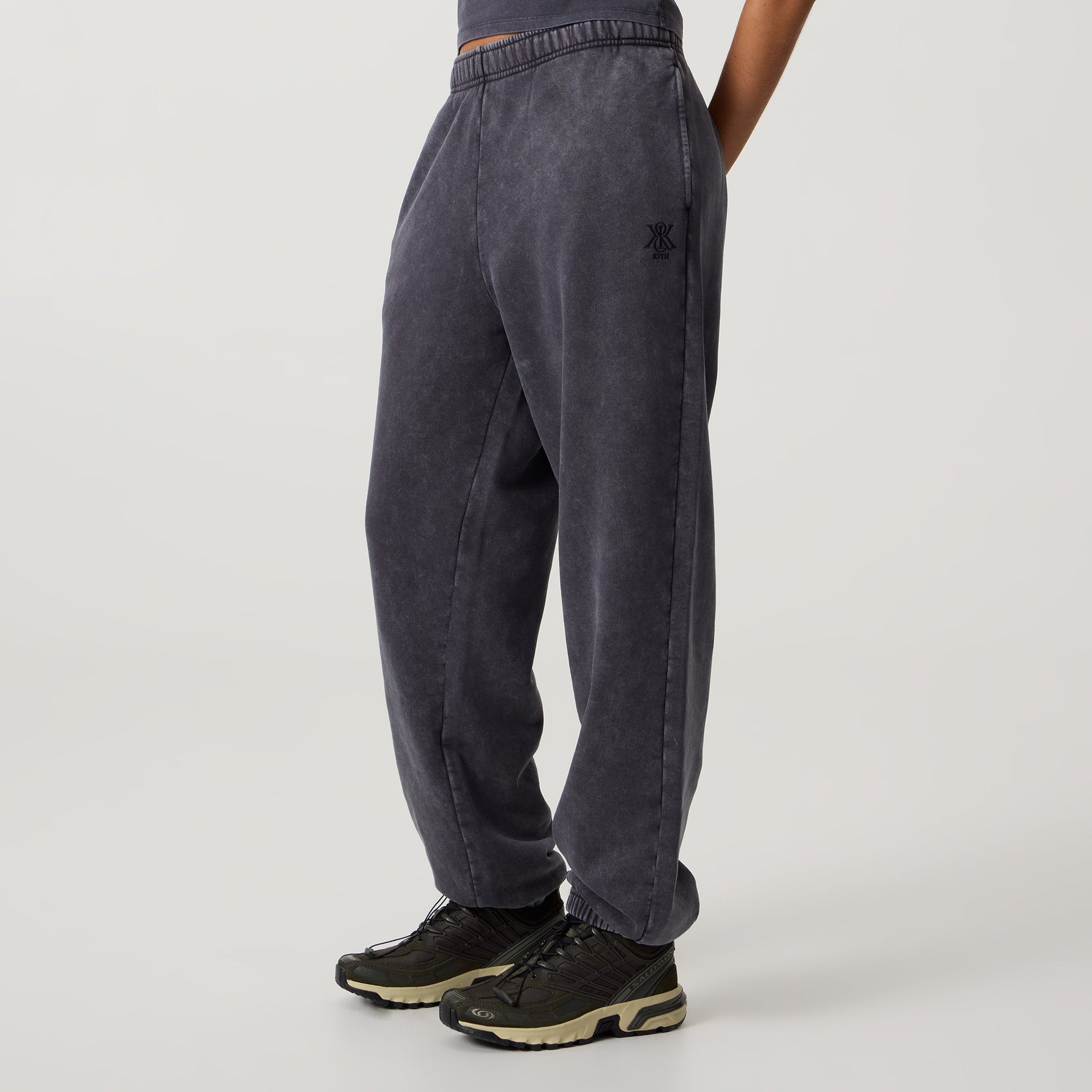 Kith Women Chelsea III Crest Sweatpant - Black
