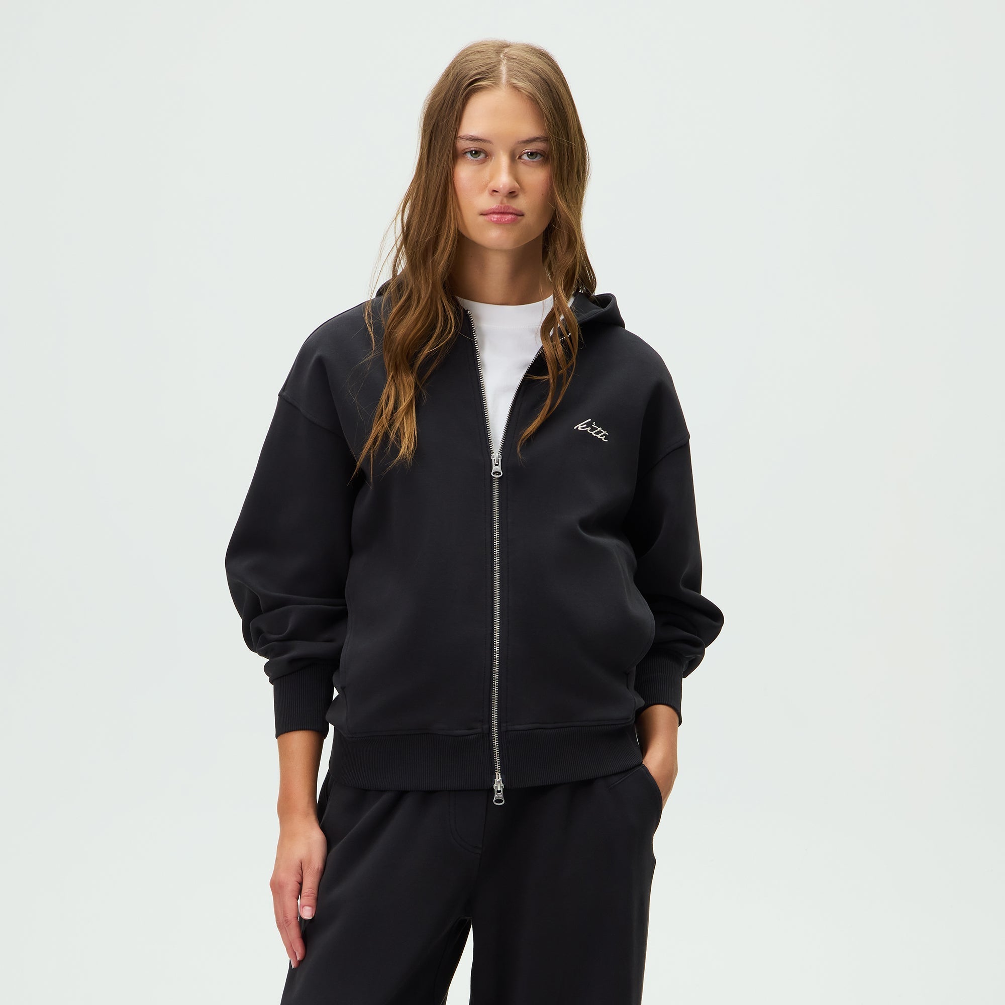 Kith Women Tanner Hoodie - Black – Kith UK