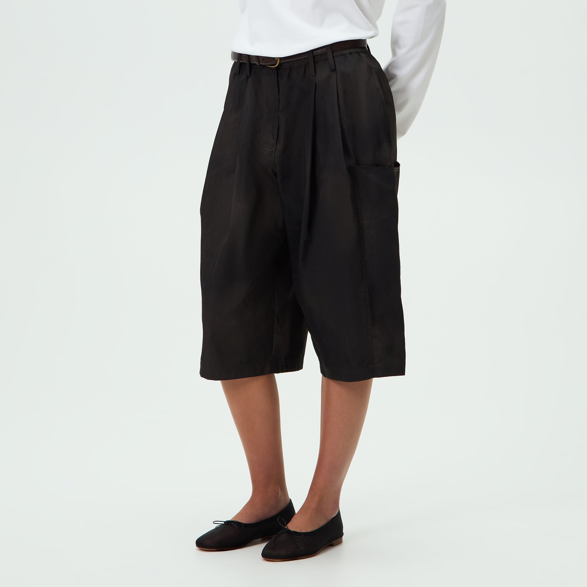 Kith Women Beyla Washed Nylon Shorts - Black – Kith UK