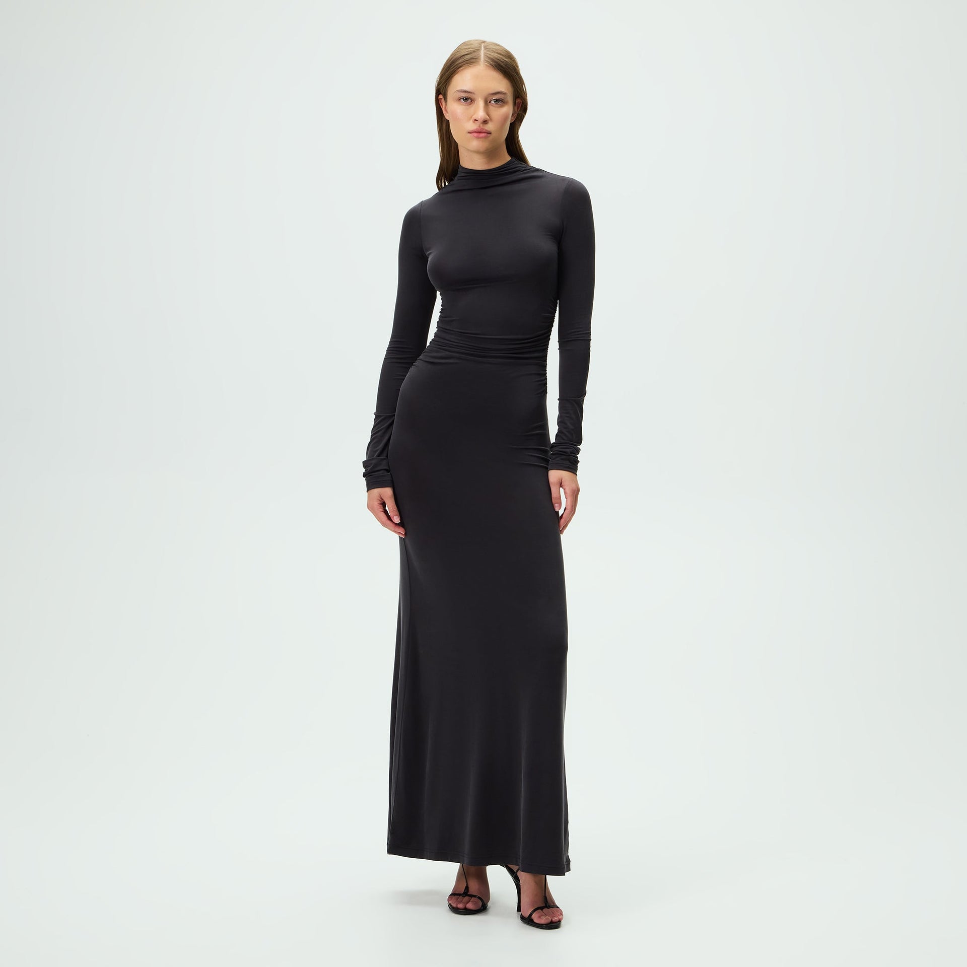 Kith Women Harin Cupro Maxi Dress - Black