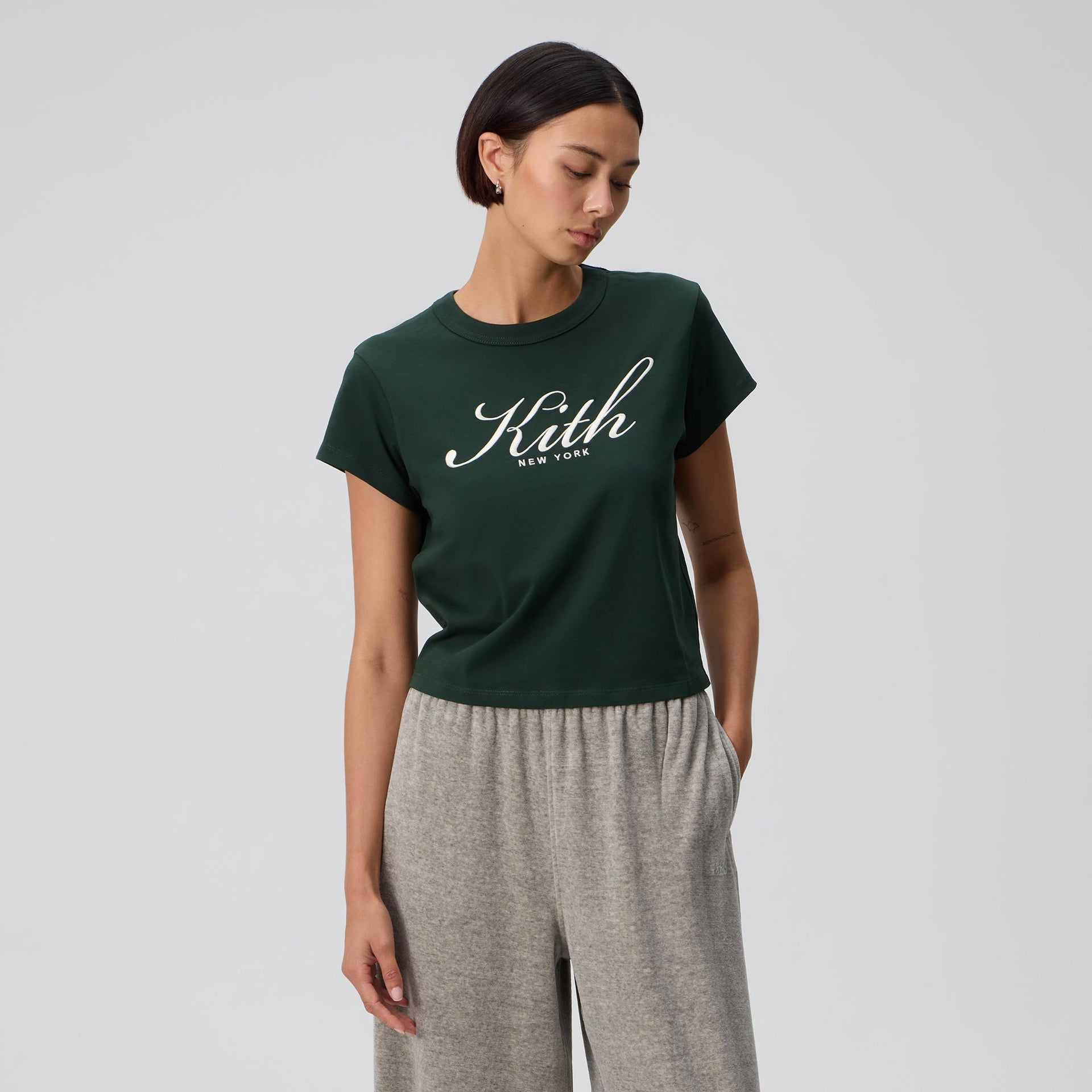 Kith Women Mulberry Script Vintage New York Tee - Stadium