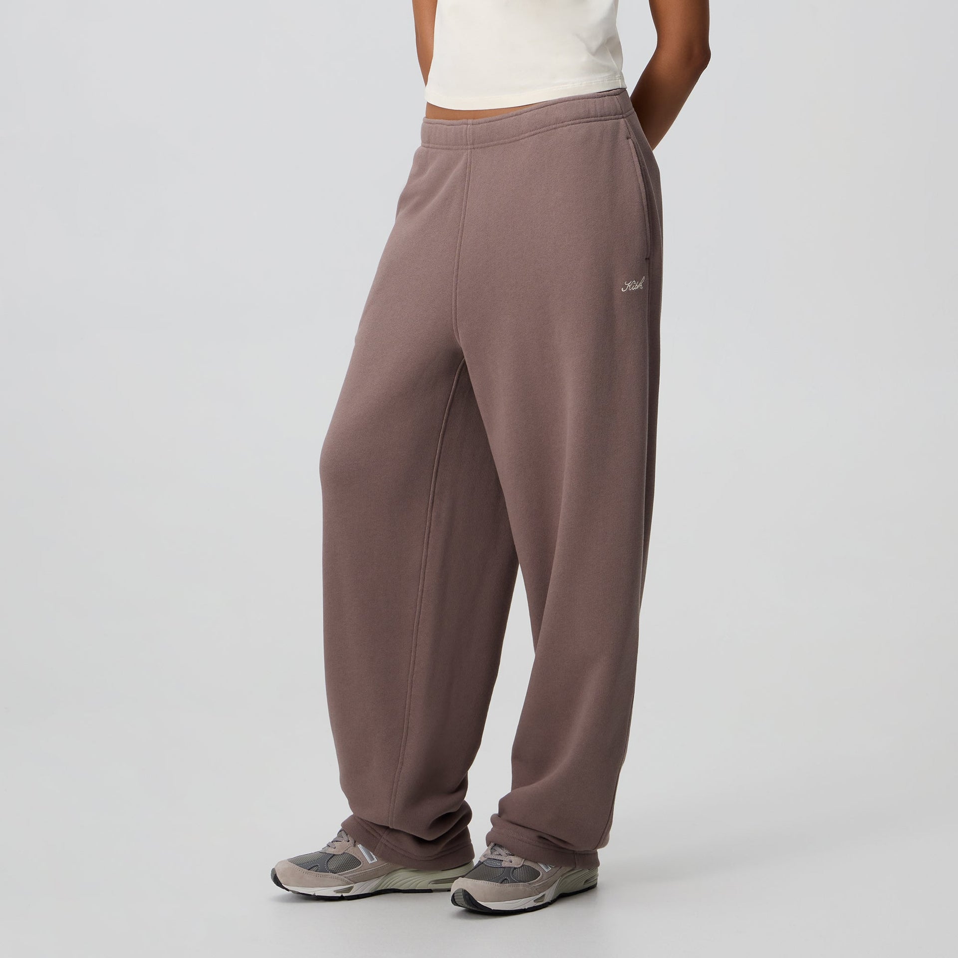Kith Women Ava Loop Terry Sweatpant - Timber