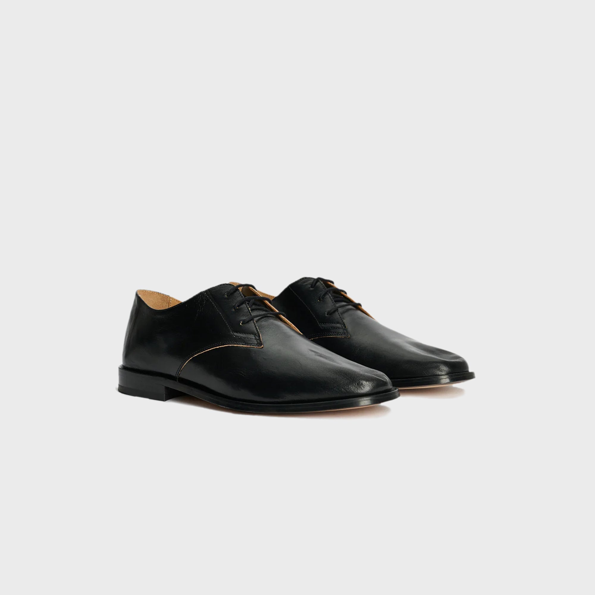 Our Legacy Collapsing Consultant Derby - True Dye Black Leather