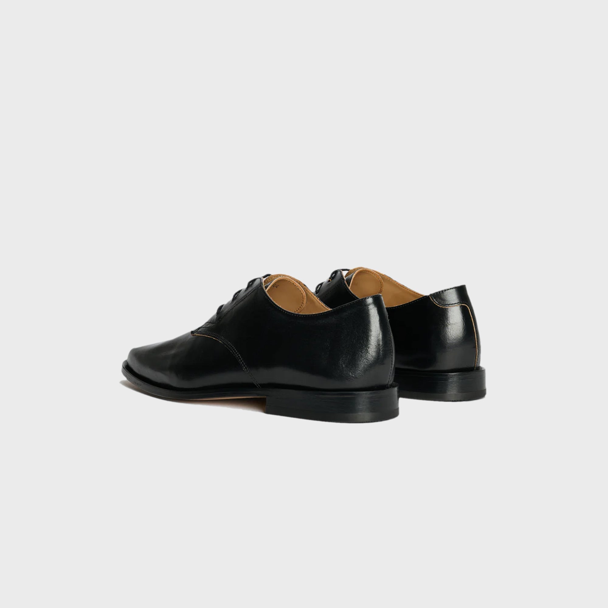 Our Legacy Collapsing Consultant Derby - True Dye Black Leather