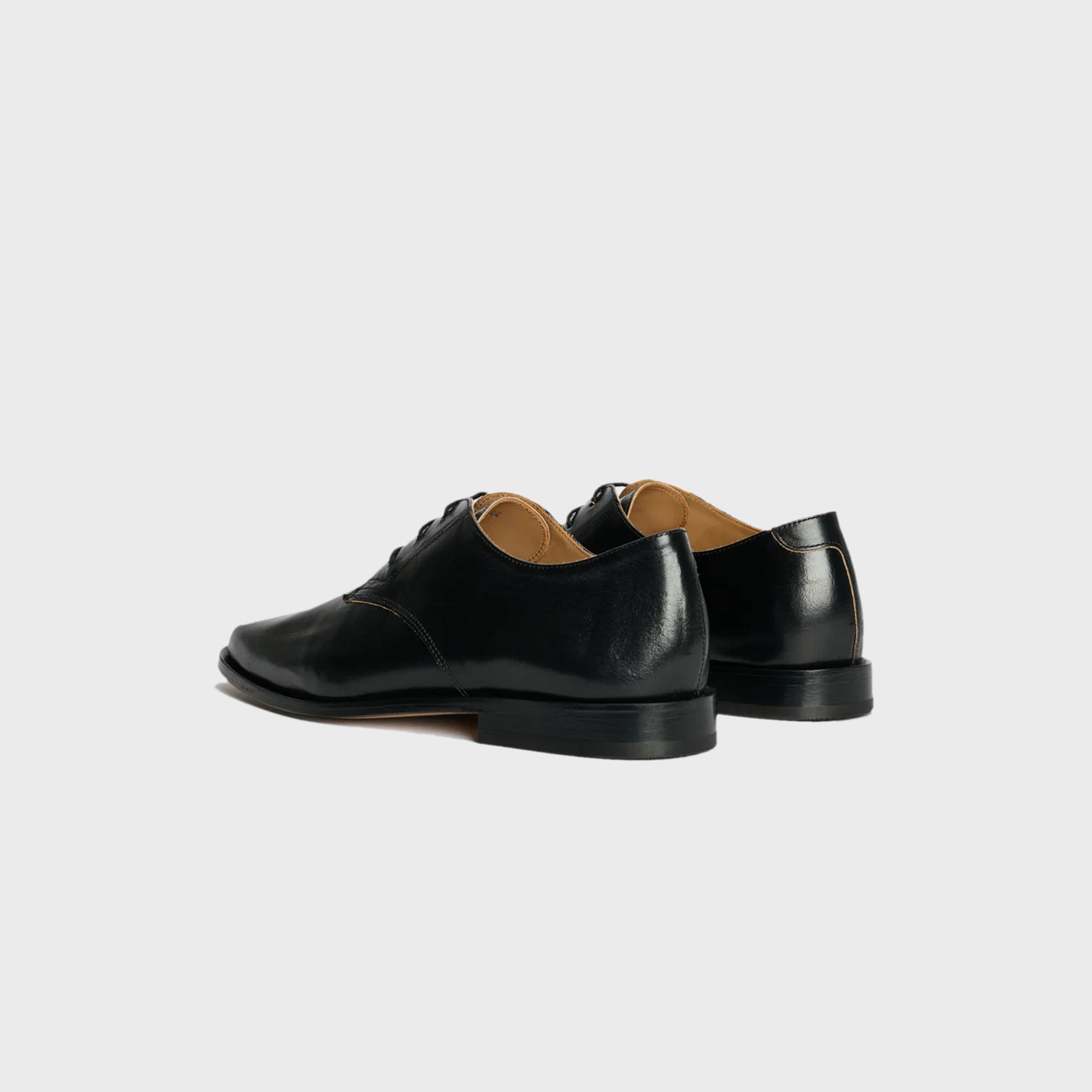 Our Legacy Collapsing Consultant Derby - True Dye Black Leather