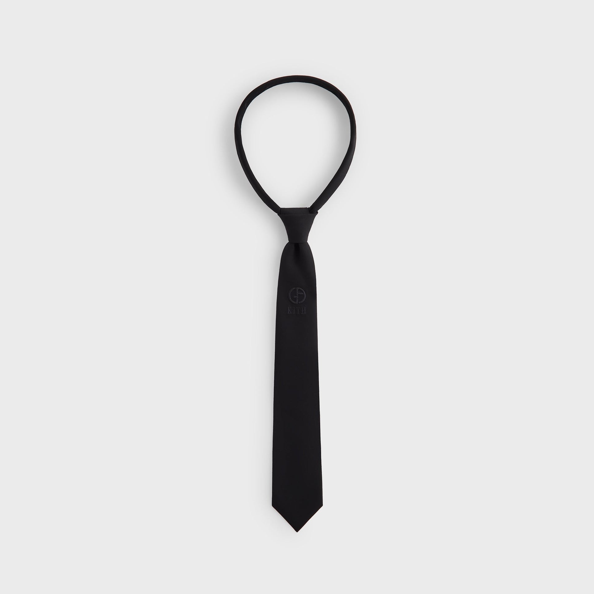 Giorgio Armani & Kith &Kin Milano Crepe Tie - Black