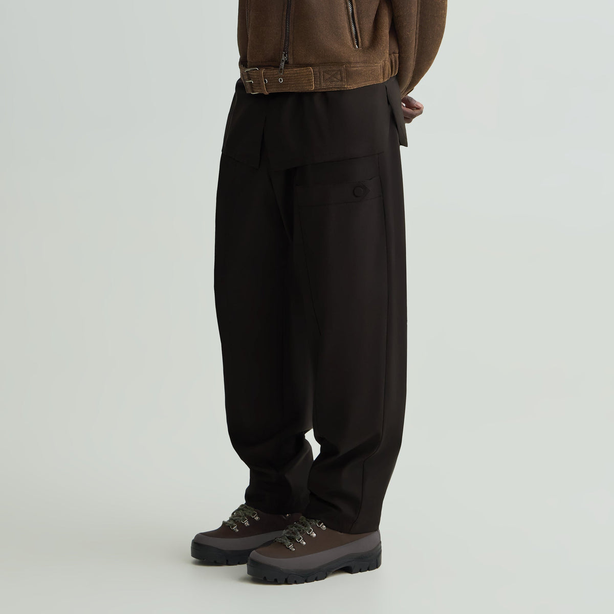 Giorgio Armani & Kith Virgin Wool Cargo Pant - Prugna - PH