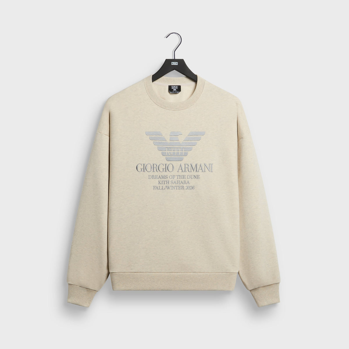 Giorgio Armani & Kith Nelson Crewneck - Grey Melange - PH
