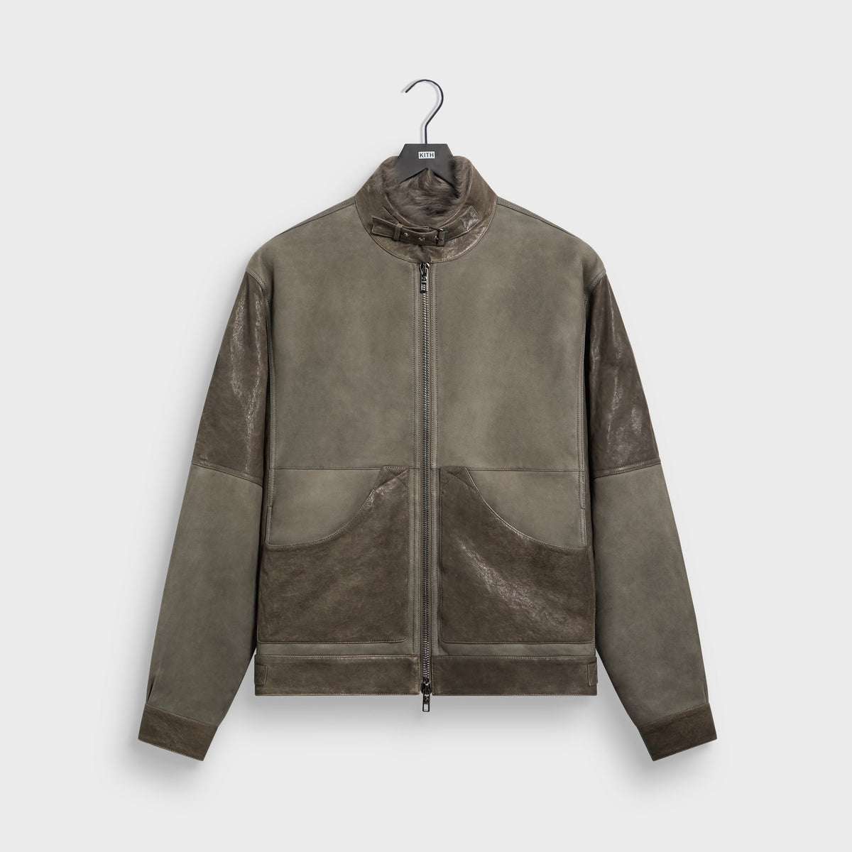 Giorgio Armani & Kith Shearling Blouson Jacket - Sedona Sage