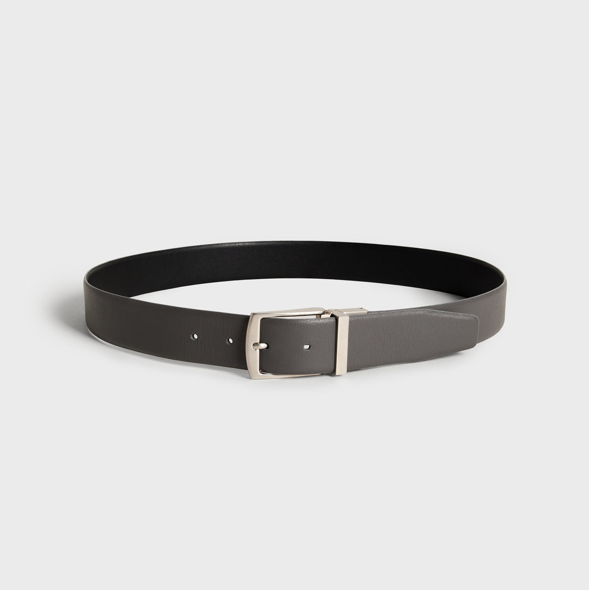 Giorgio Armani & Kith Reversible Belt - Grey / Black
