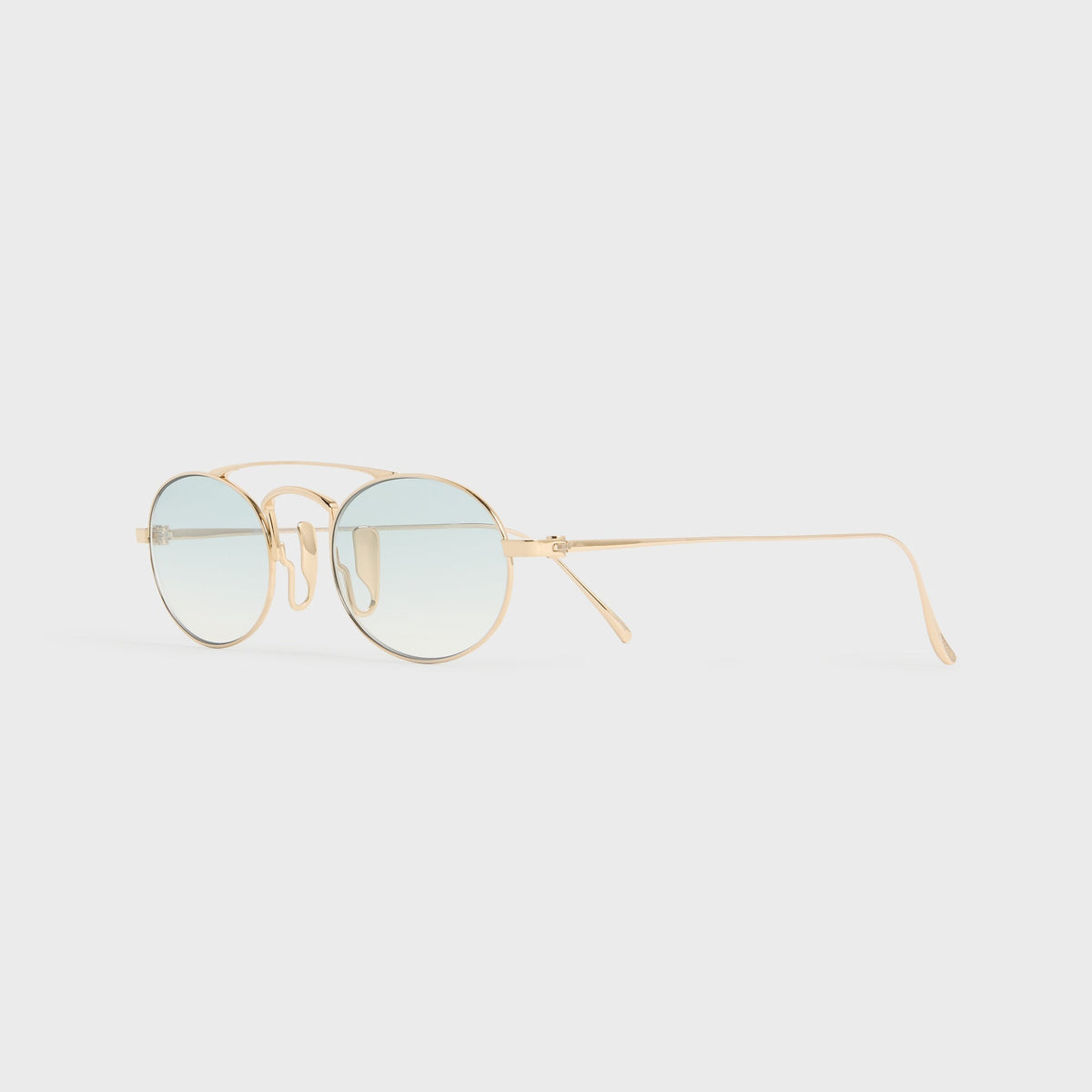 Giorgio Armani & Kith Oval Sunglasses - Titanium - PH