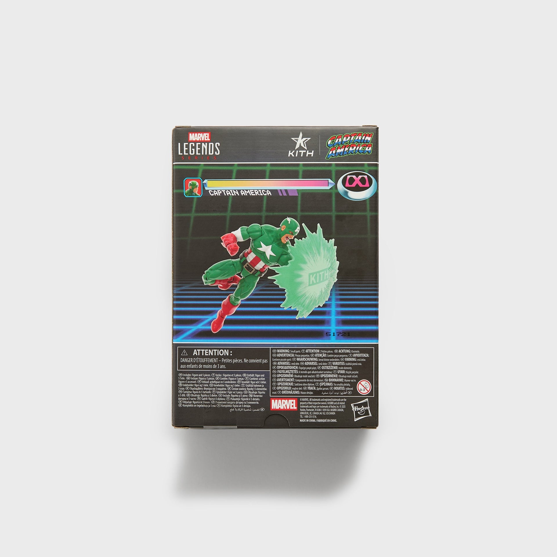 Marvel | Kith for Hasbro Legends Captain America Gameverse Player 2 Figure - Green