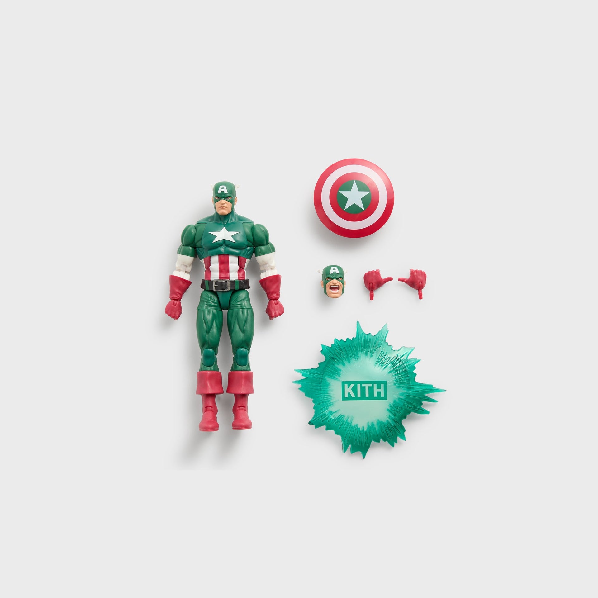 Marvel | Kith for Hasbro Legends Captain America Gameverse Player 2 Figure - Green