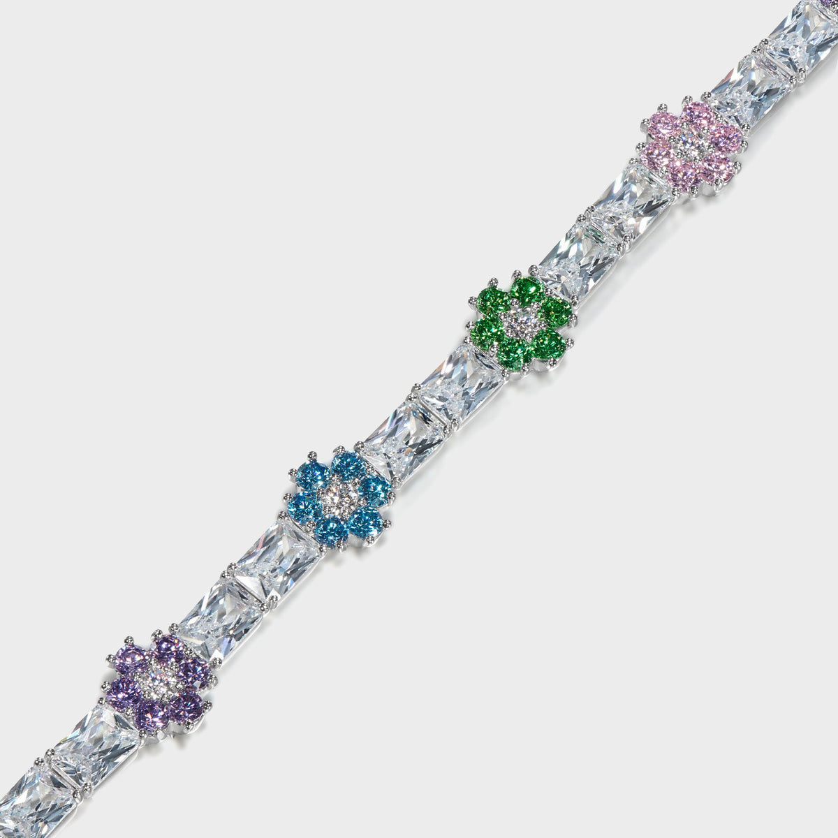 Hatton Labs Bloom Tennis Bracelet - White