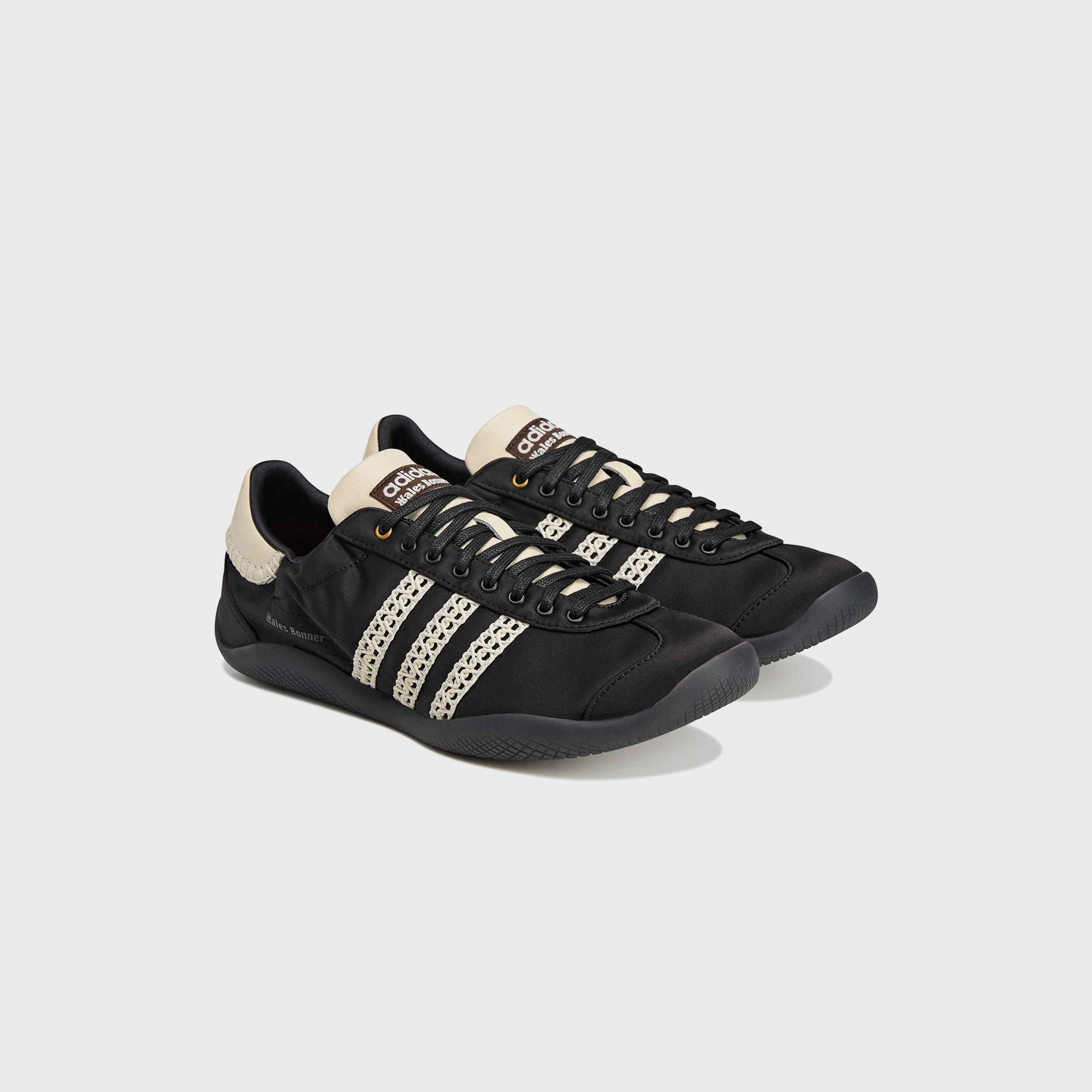 adidas x Wales Bonner Karintha Lo Satin - Core Black / Dark Brown