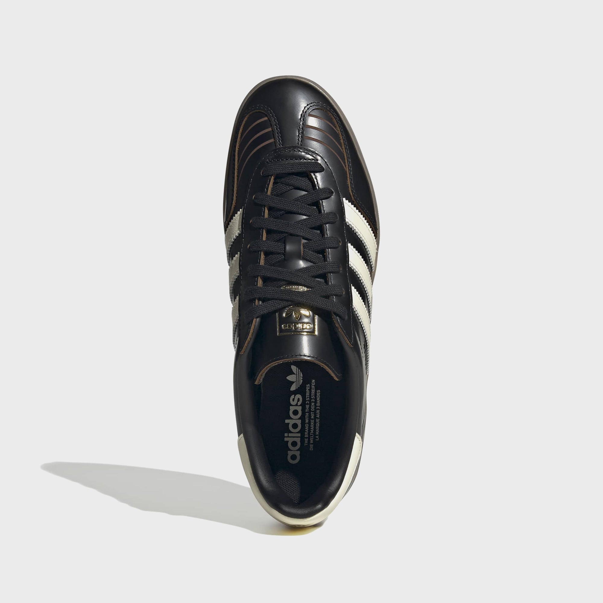 adidas Gazelle Indoor - Core Black / Cream White / Gum4 – Kith UK