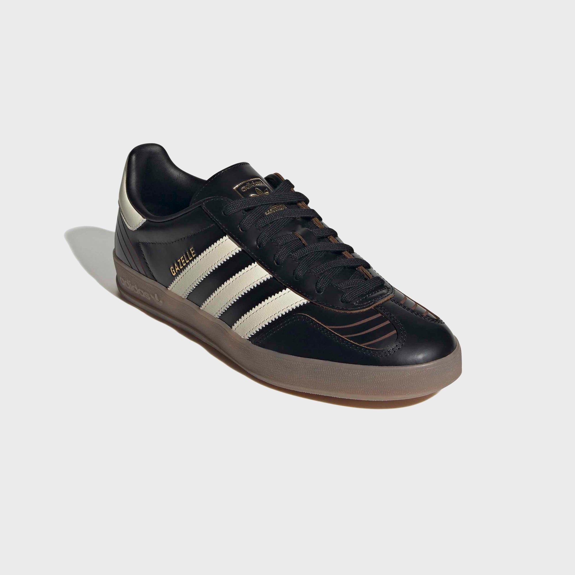 adidas Gazelle Indoor - Core Black / Cream White / Gum4 – Kith UK