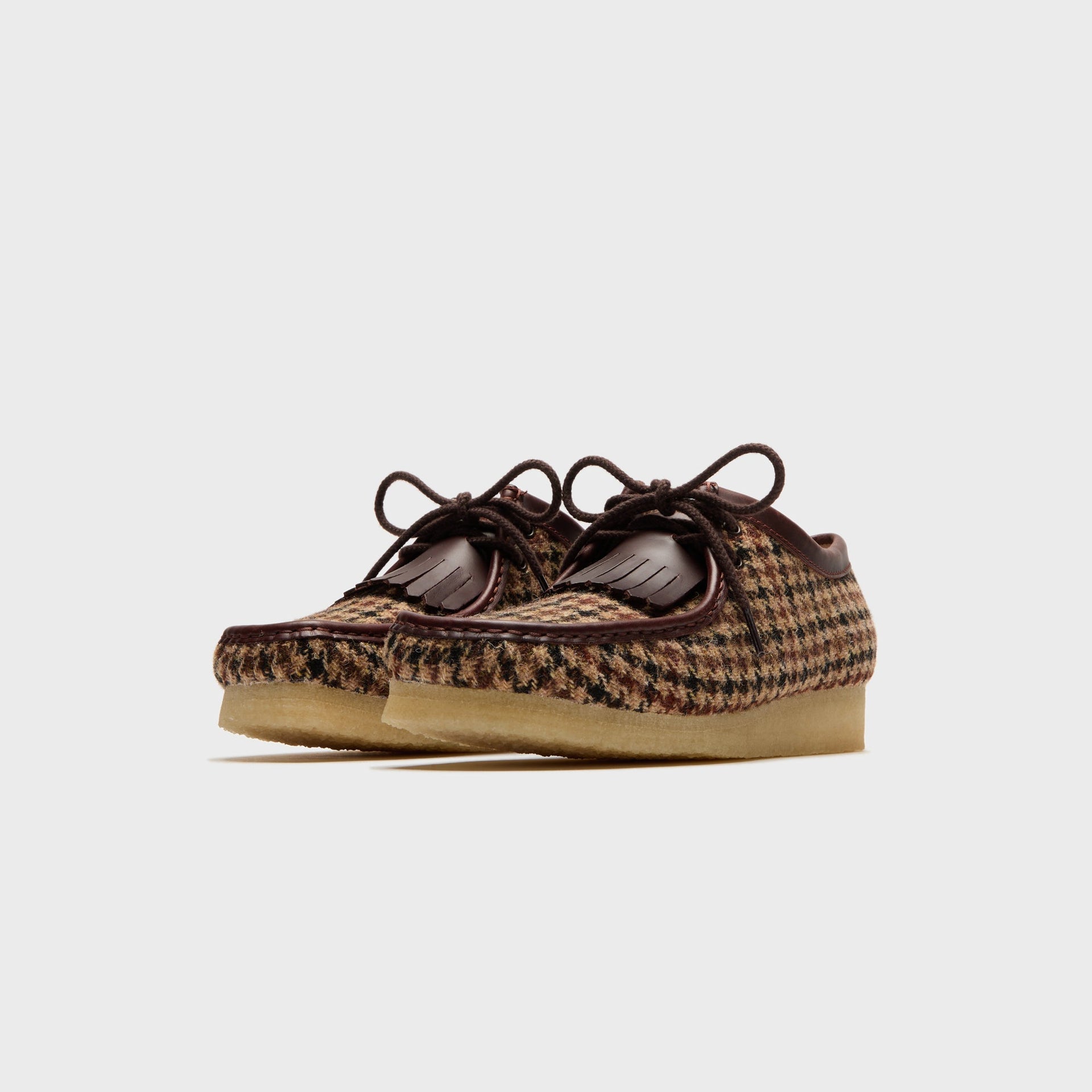 Clarks Wallabee - Brown Tweed Combination