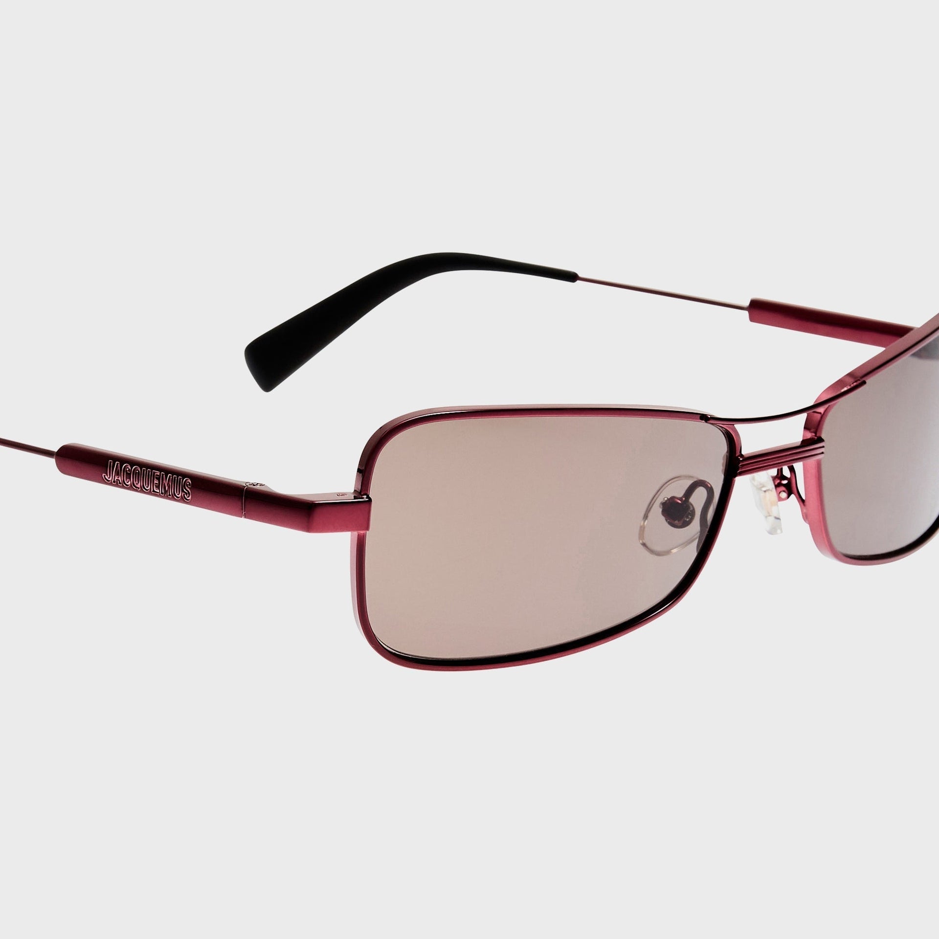 Jacquemus Statzione Sunglasses - Bordeaux