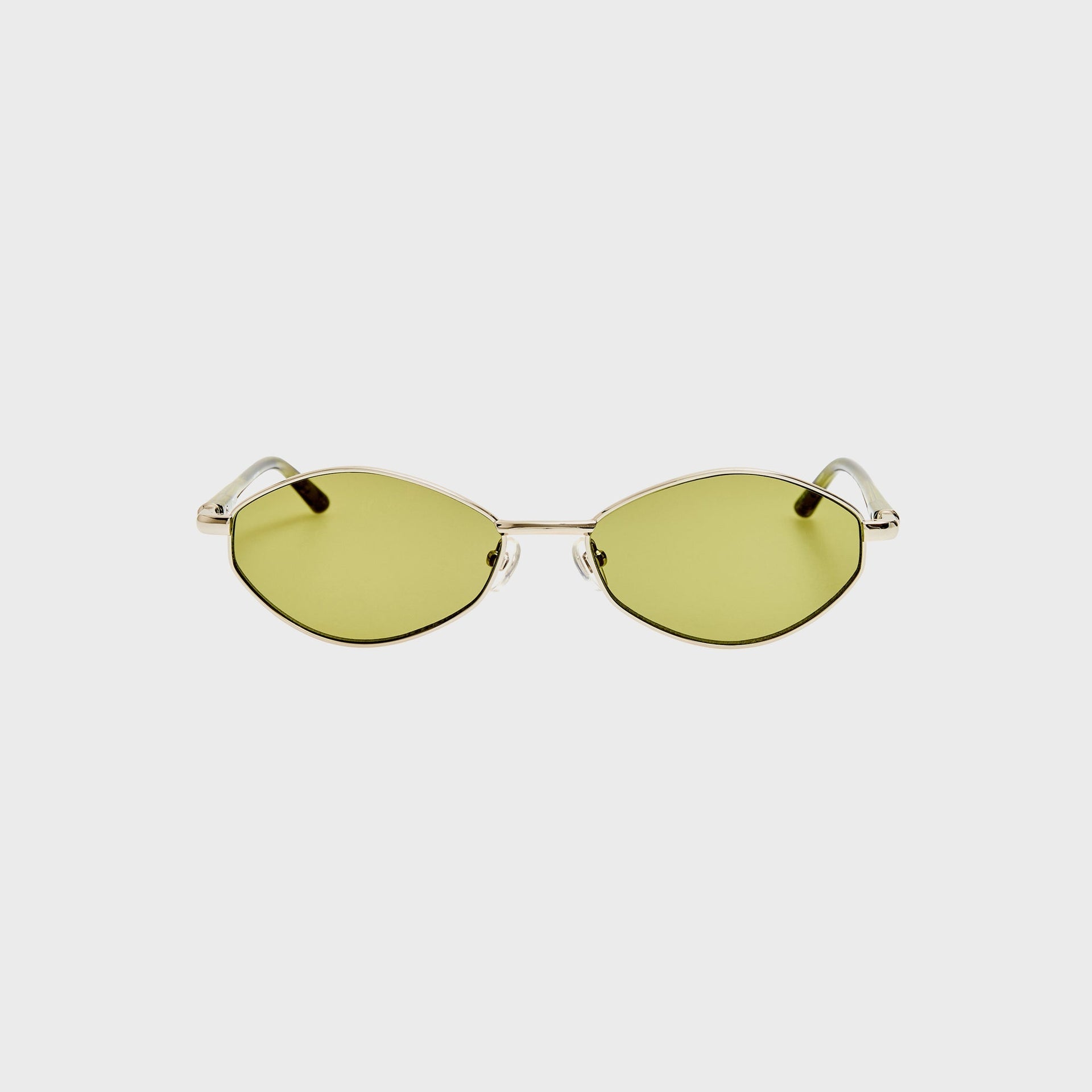 Jacquemus 160 Sunglasses - Khaki / Silver