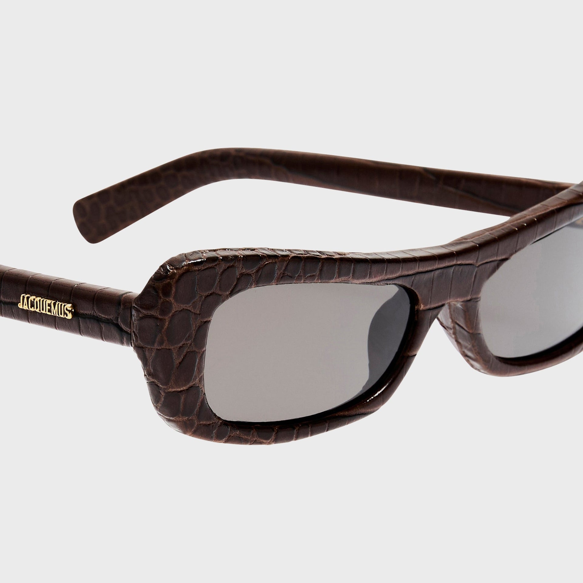 Jacquemus Capri Sunglasses - Brown Croc
