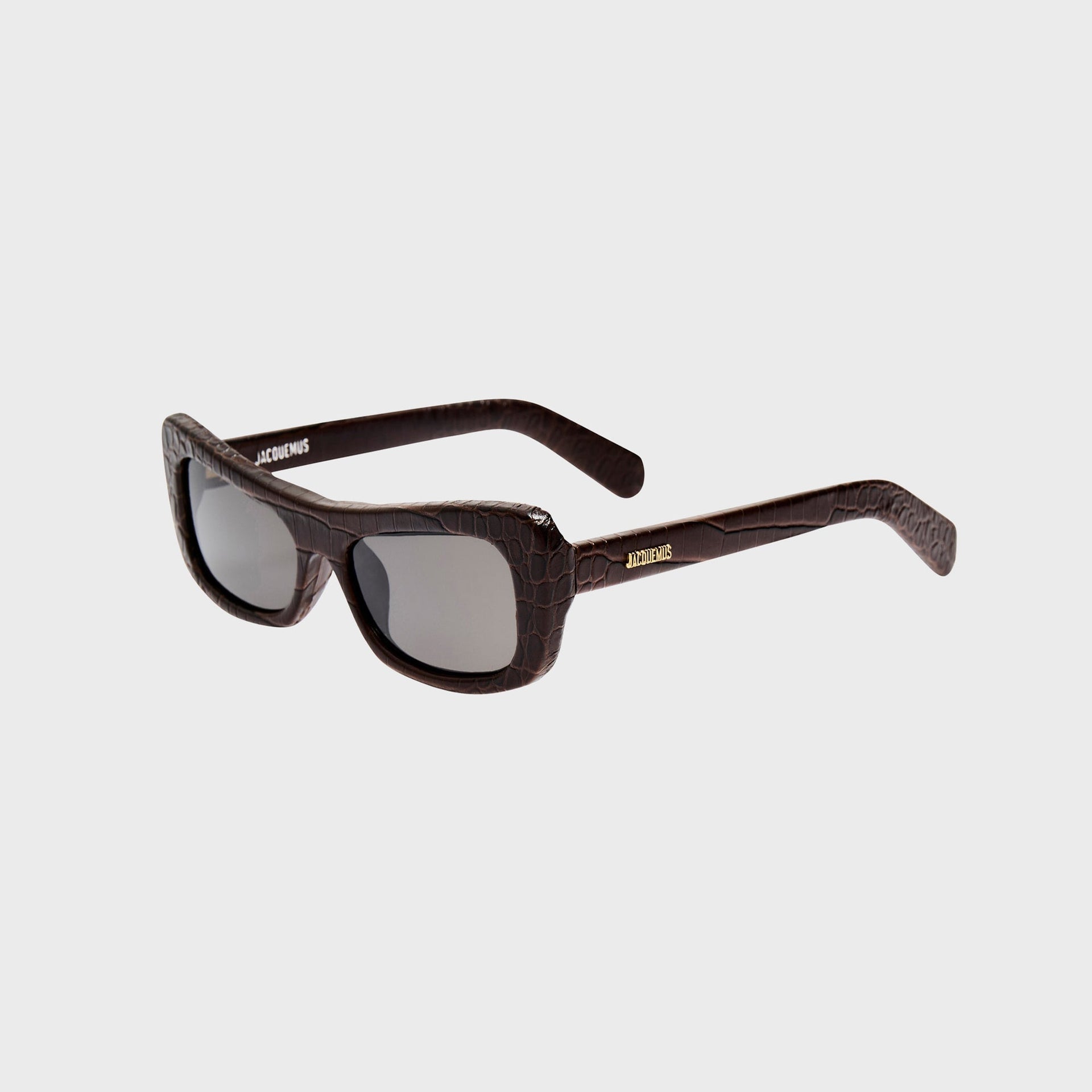 Jacquemus Capri Sunglasses - Brown Croc