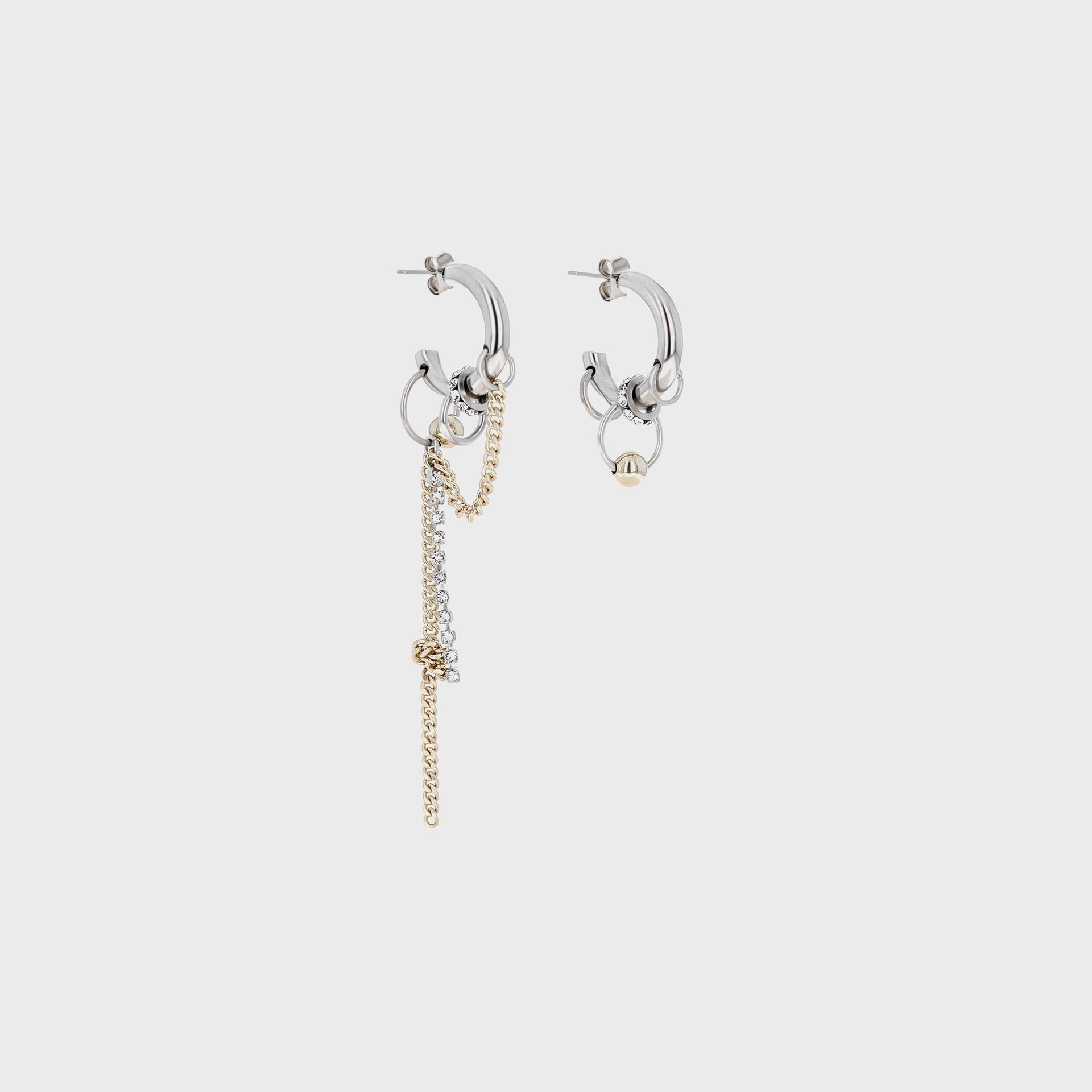 Justine Clenquet Amber Earring - Gold / Palladium