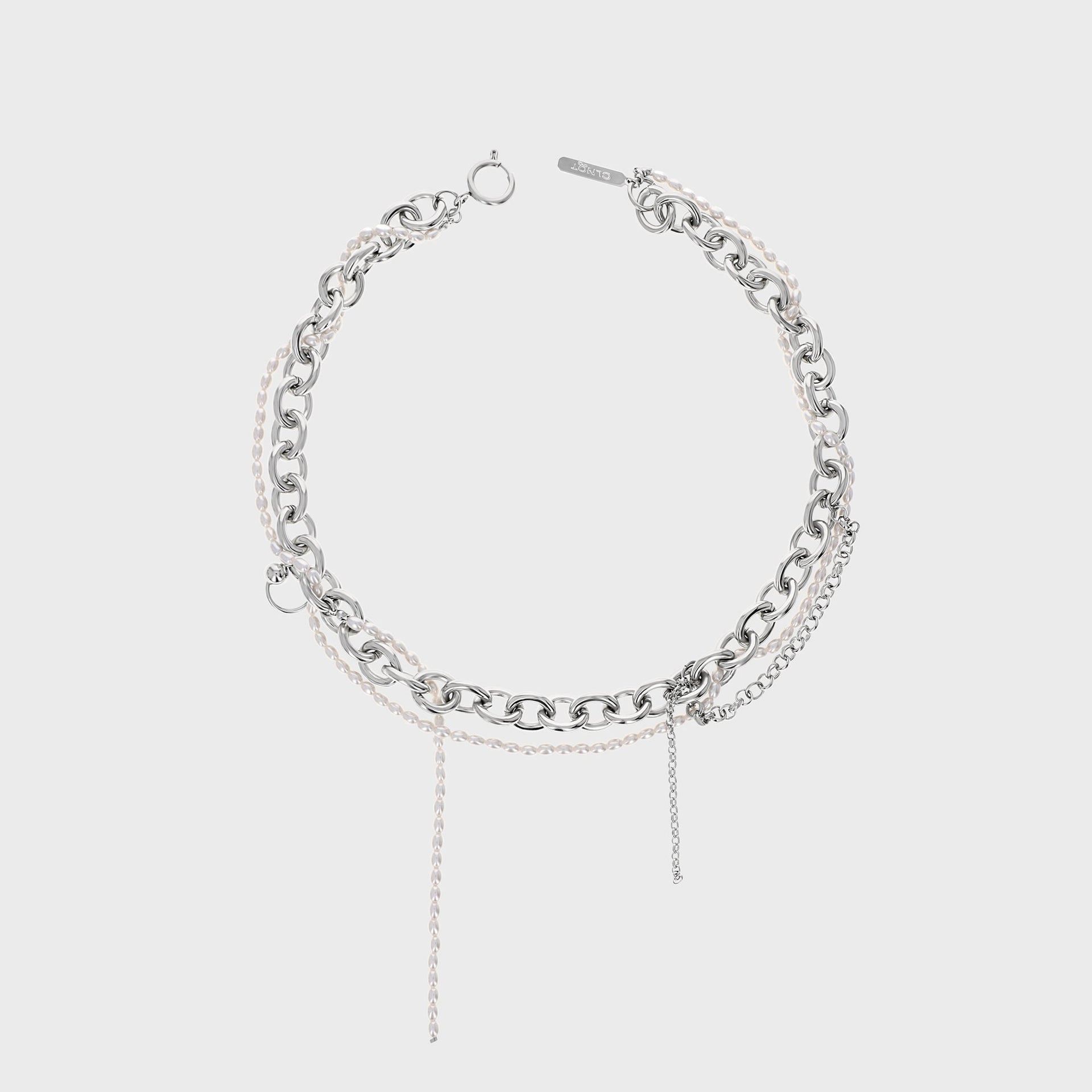 Justine Clenquet Salem Necklace - Palladium