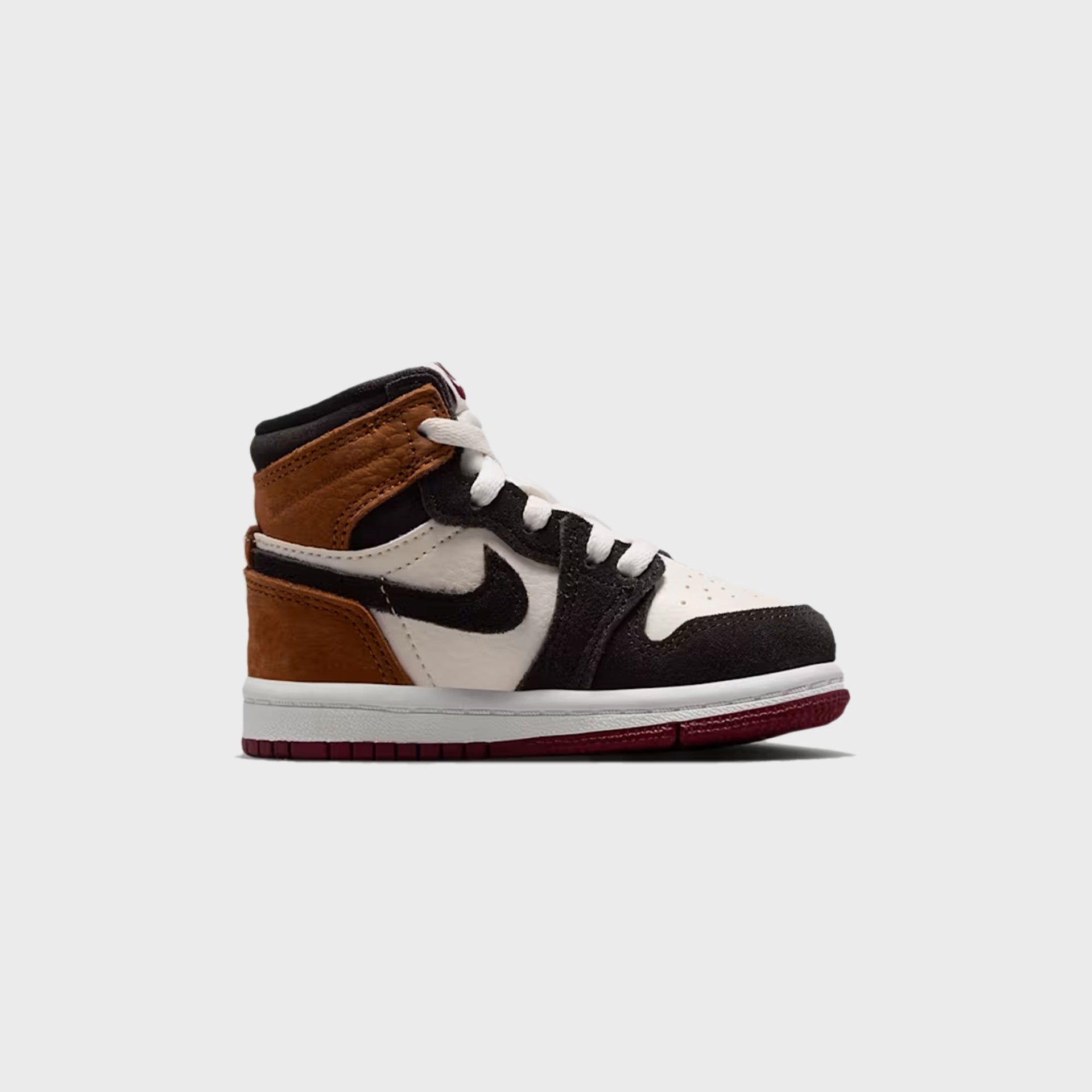 Jordan TD Jordan 1 Retro High OG - Shadow Brown / Light British Tan / Light British Tan / Team Red