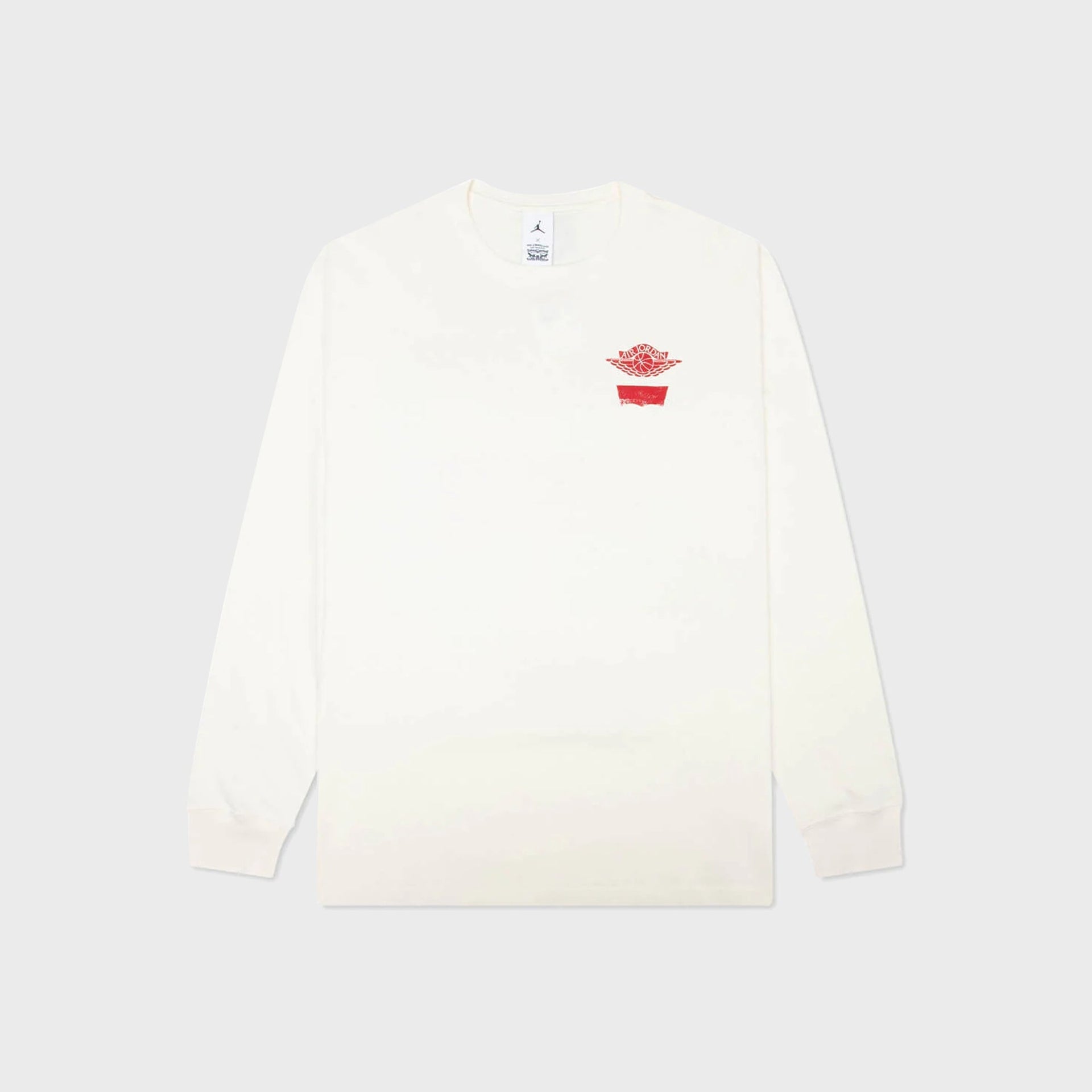 Jordan x Levi's Long Sleeve Tee - Pale Ivory / Black / University Red