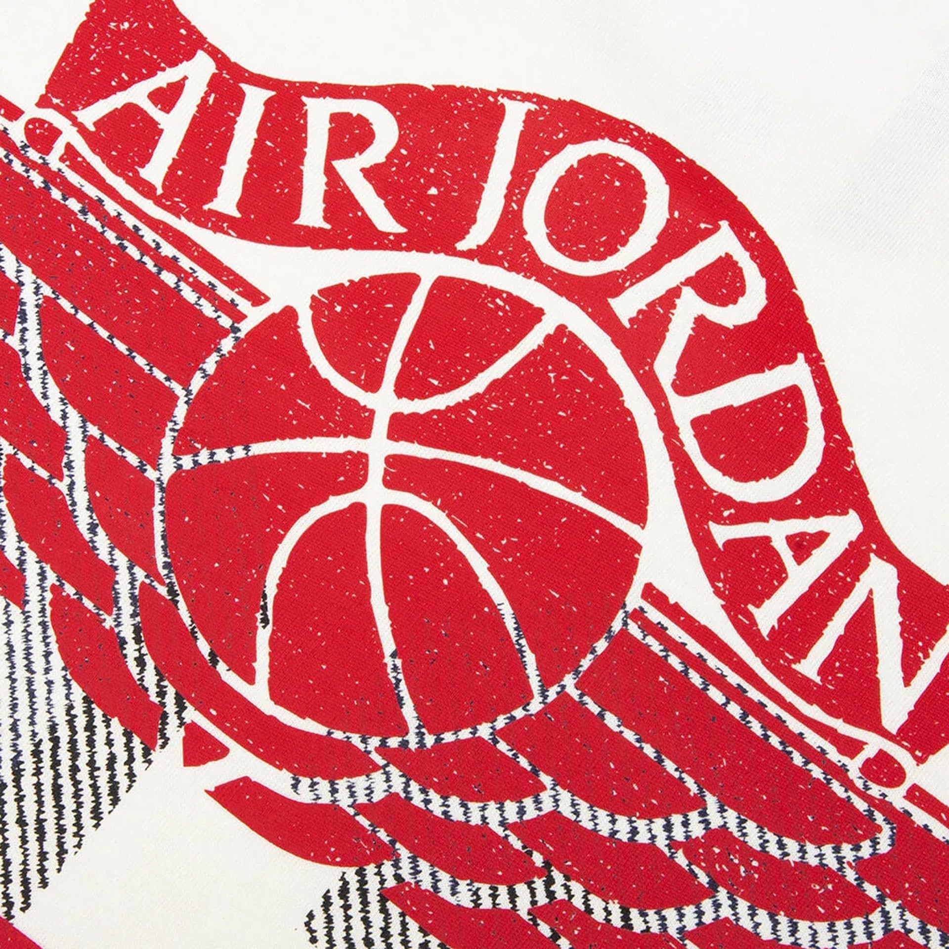 Jordan x Levi's Long Sleeve Tee - Pale Ivory / Black / University Red