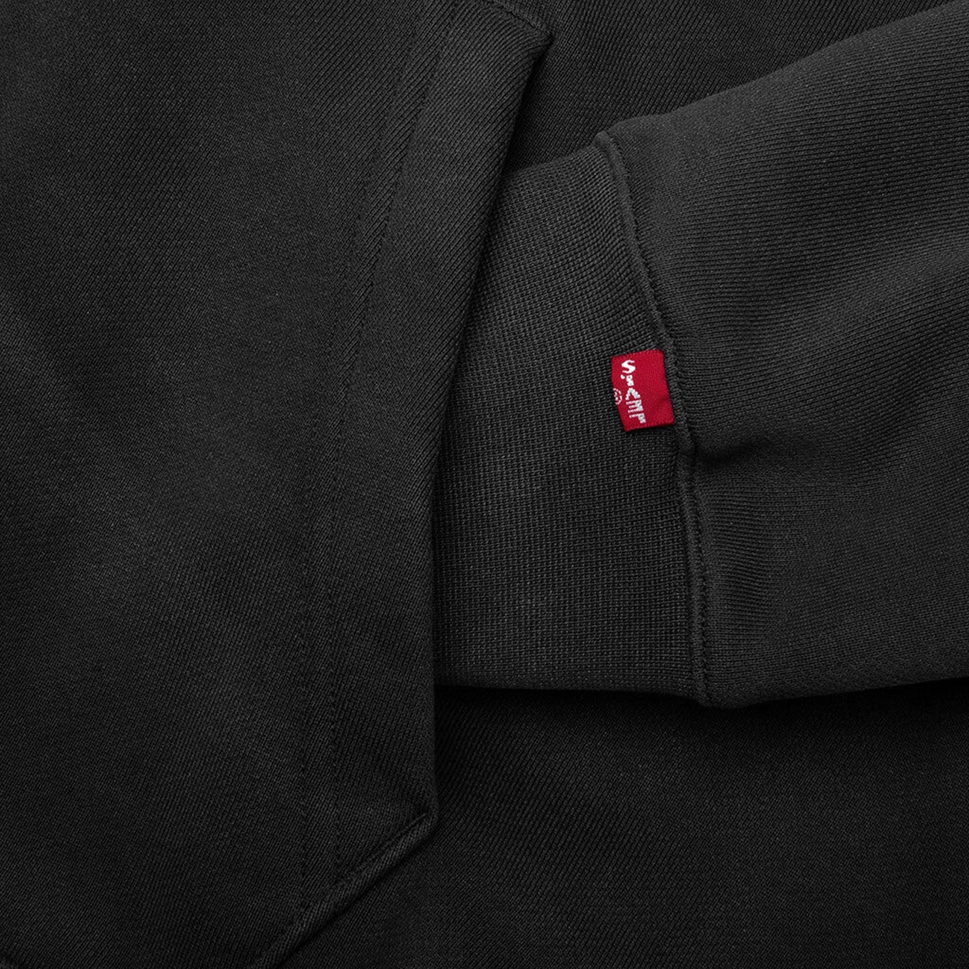 Jordan x Levi's Hoodie - Black / Pale Ivory / Gym Red