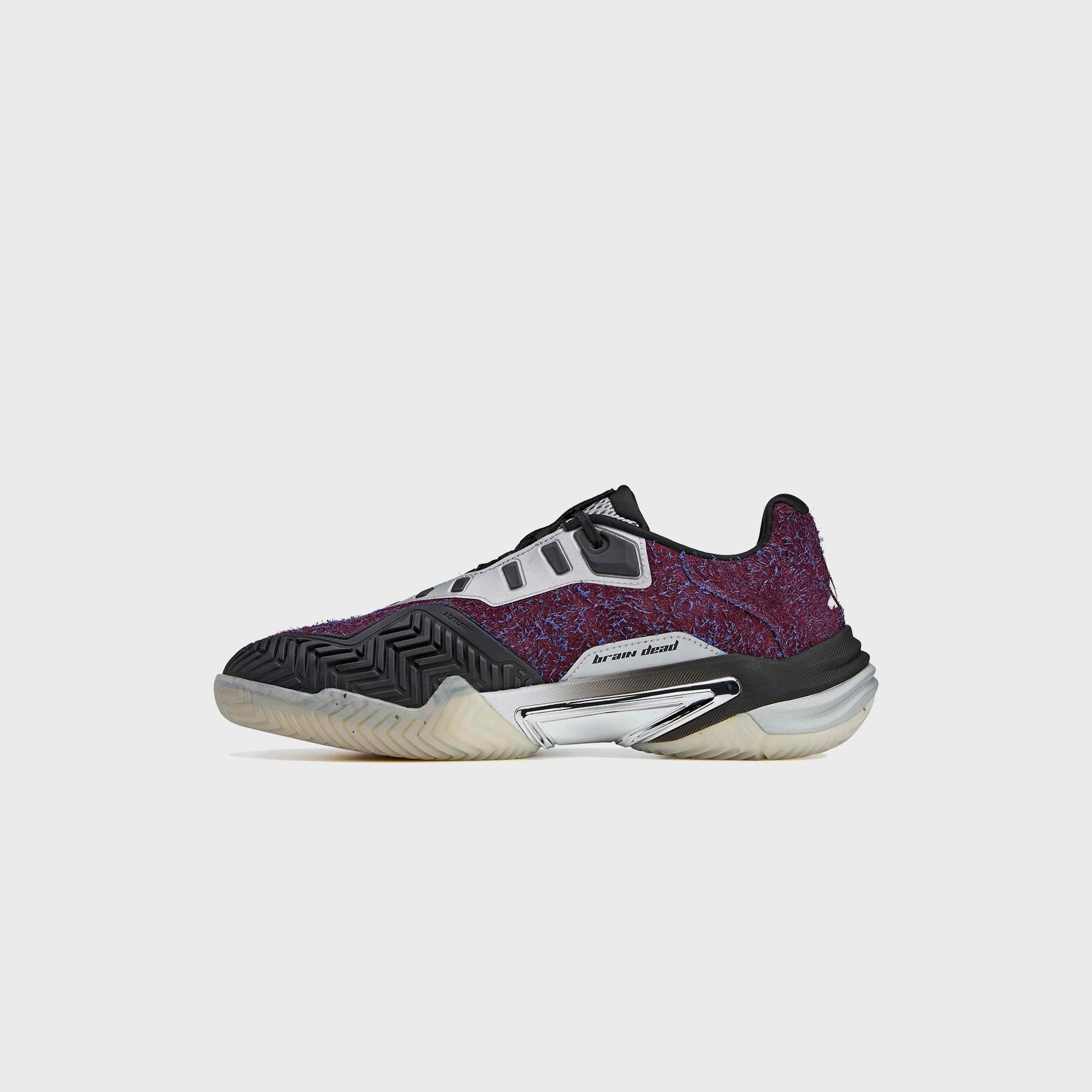adidas x Brain Dead Barricade 13 Tennis Shoe - Multicolor / Silver Metallic / Core Black