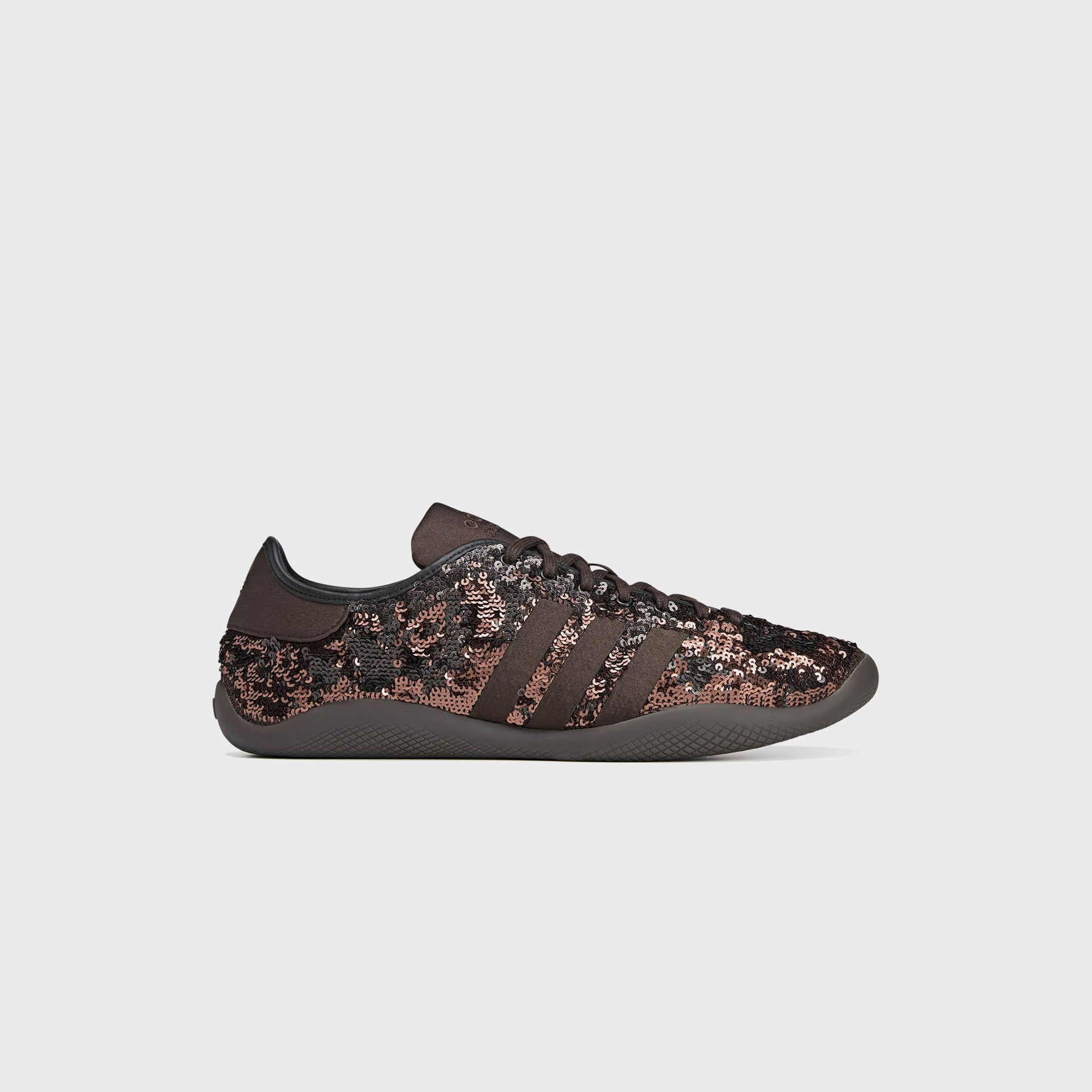 adidas x Wales Bonner Karintha Lo Sequin - Dark Brown / Core Black