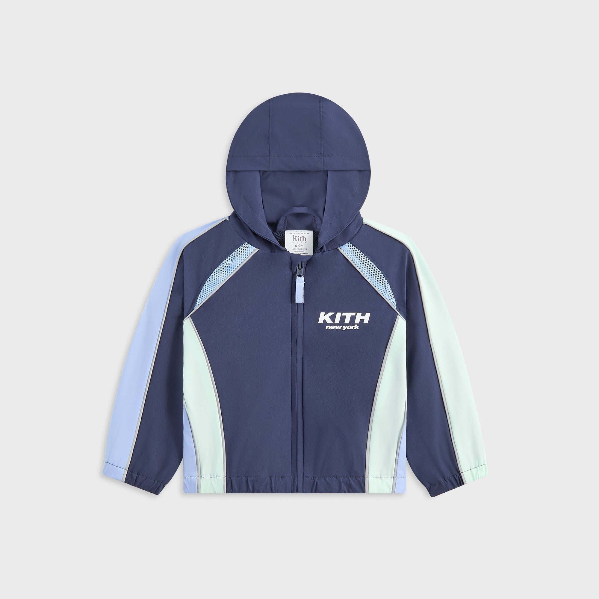 し*ー様 KITH Kids Blocked Track Jacket ナイロン Kith Baby Blocked Hooded Milo Track Jacket - Nocturnal – Kith UK