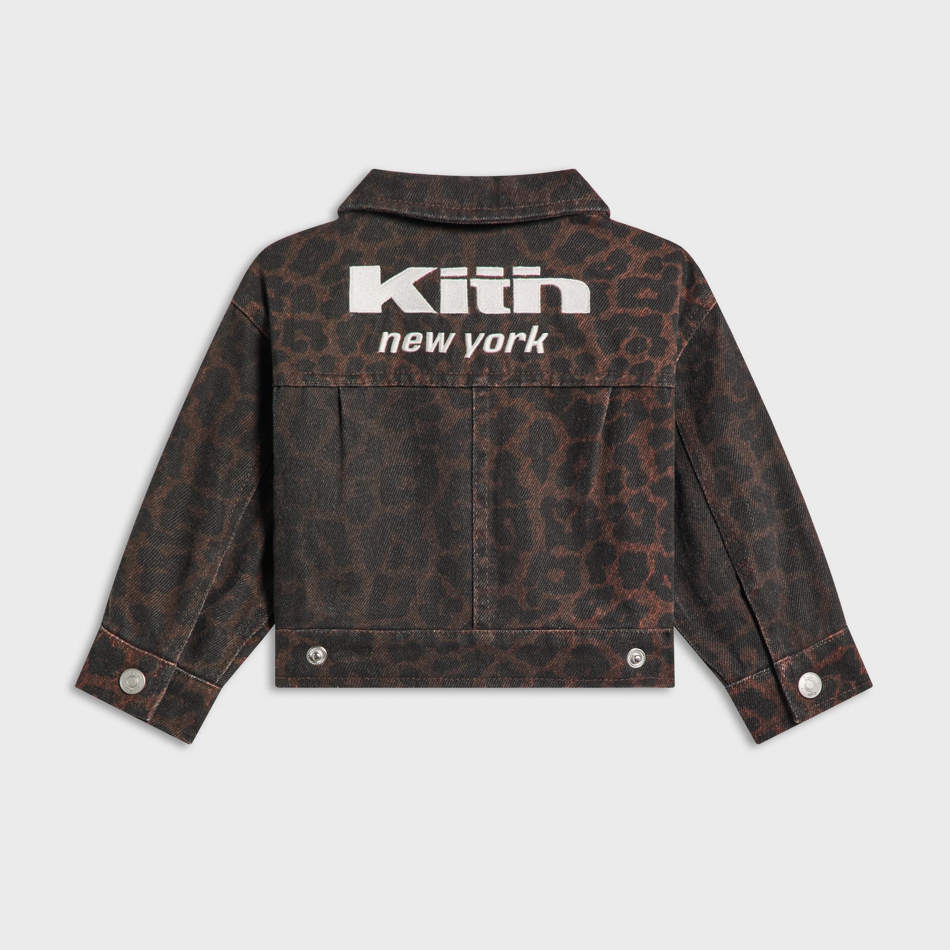 Kith Baby Leopard Alonzo Denim Jacket - Incognito
