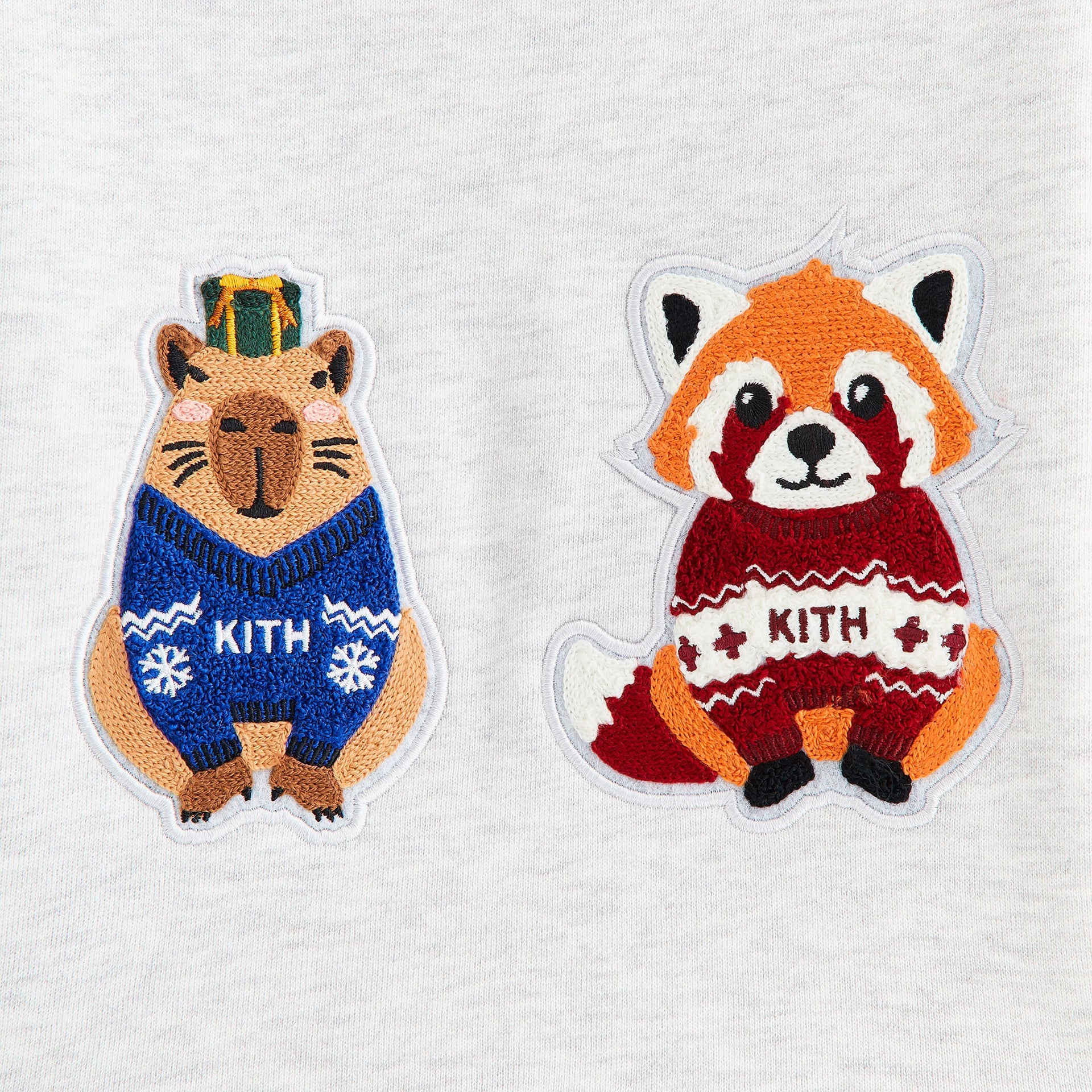 Kithmas Baby & Friends Crewneck - Light Heather Grey