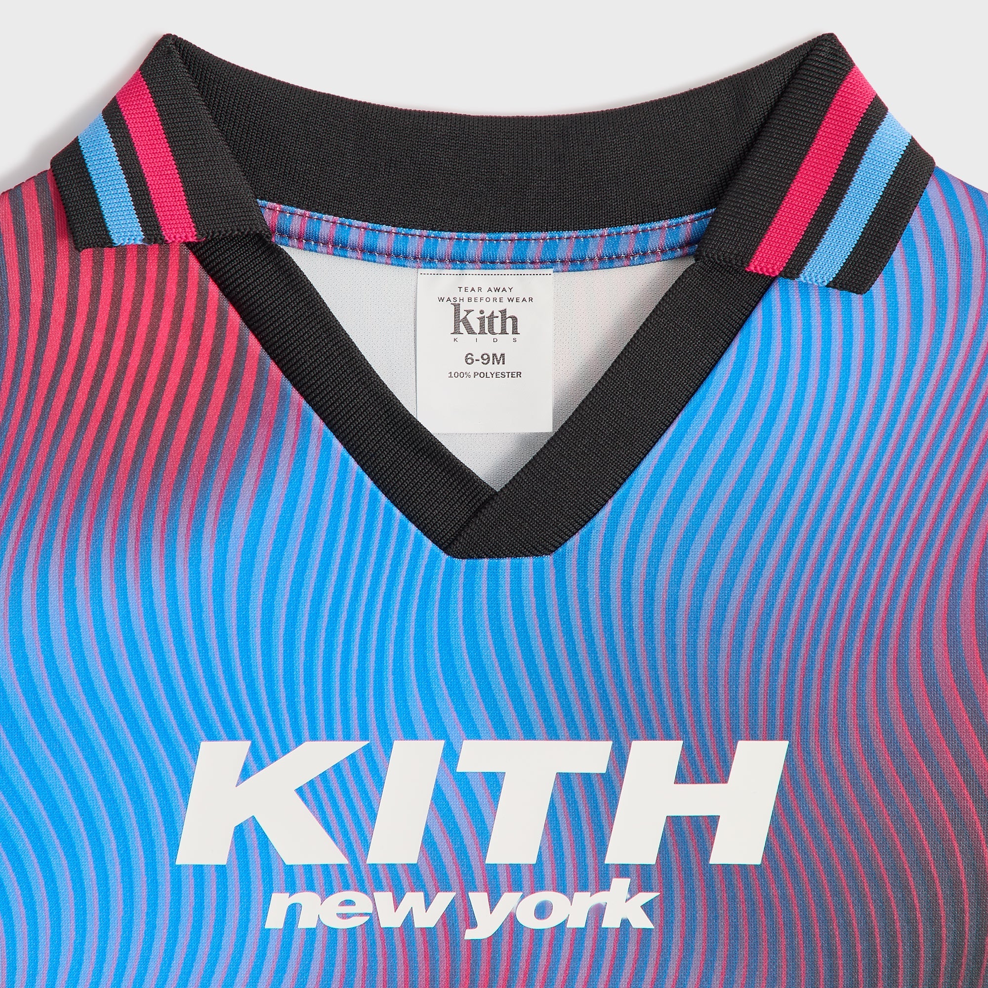 Kith Baby Wavy Ombre Edison Soccer Polo - Black – Kith UK