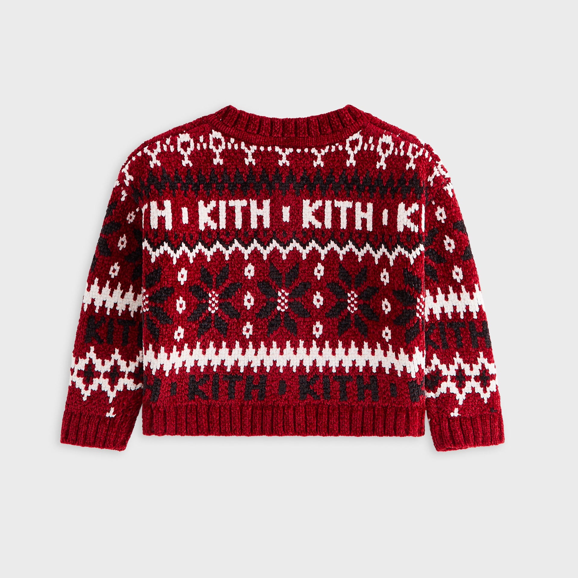 Kithmas Baby Fair Isle Chenille Cardigan - Allure