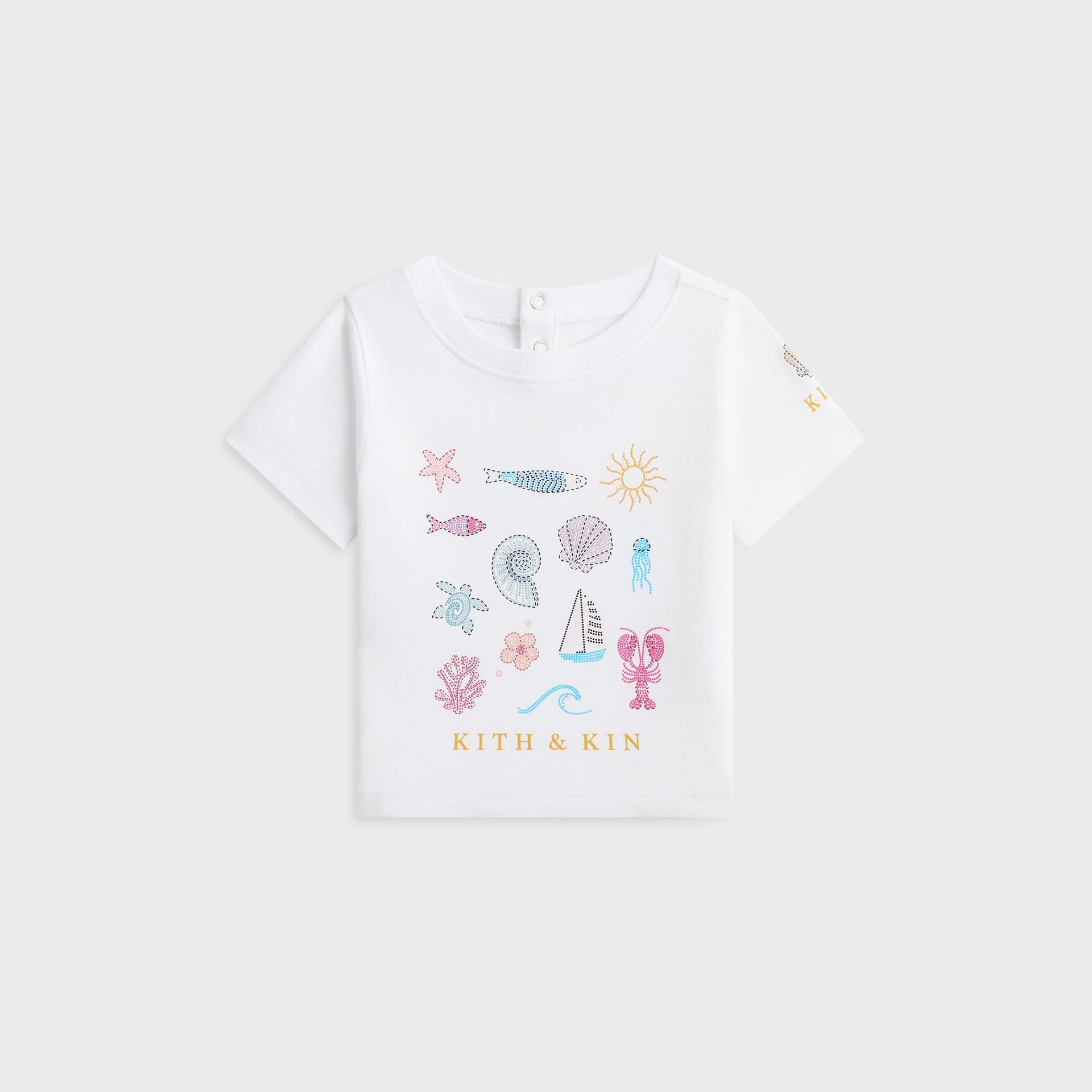 Kith Baby Kith & Kin Beach Tee - White - PH