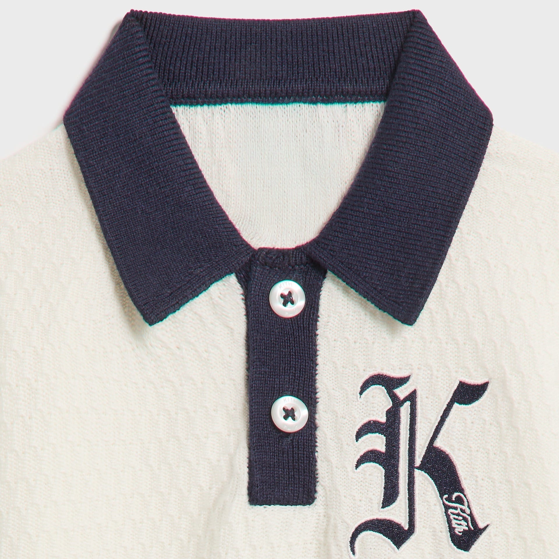 Kith Baby Knit Tilden Short Sleeve Polo Shirt - Silk - PH