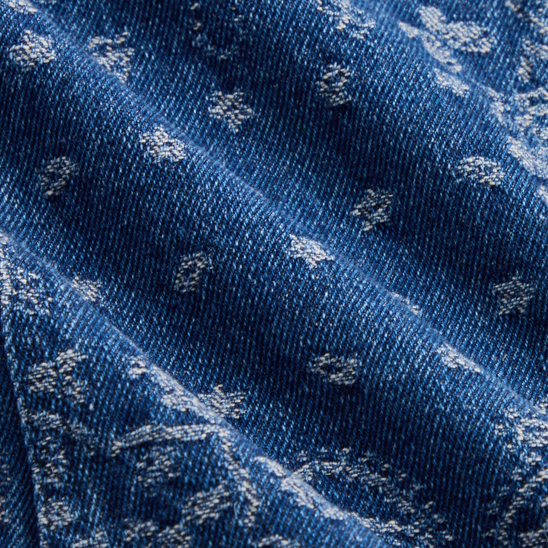 Kith Baby Paisley Hooded Ginza Shirt - Medium Indigo - PH