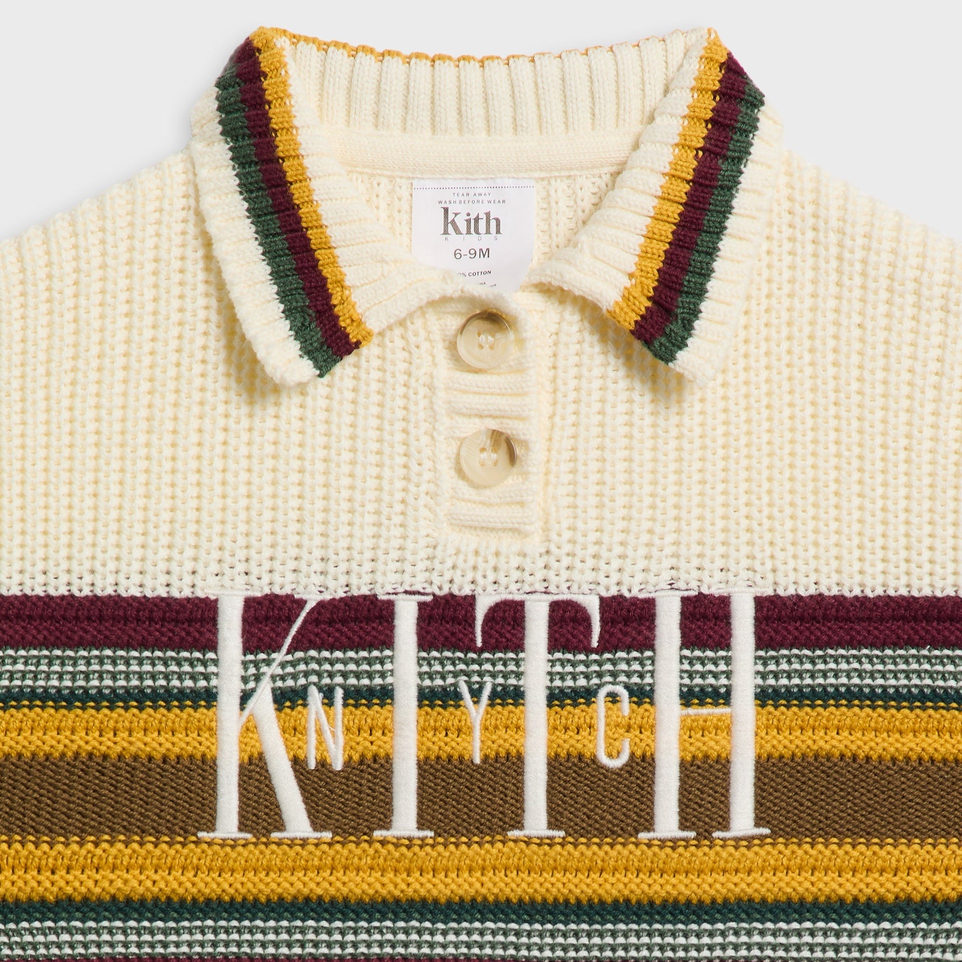 Kith Baby Chunky Knit Rugby Shirt - Sandrift - PH